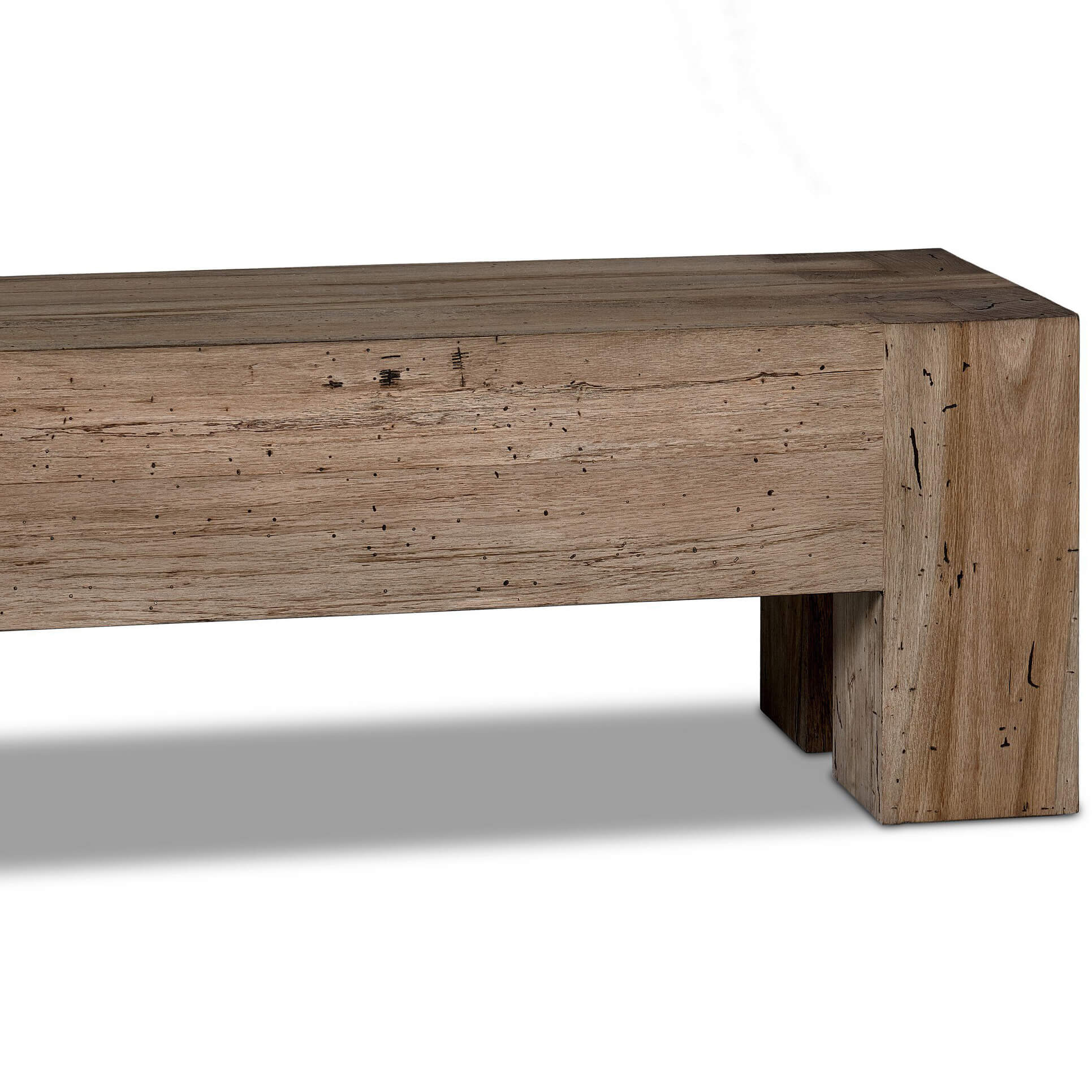 Abaso Bench, Rustic Oak by Four Hands - Image 5