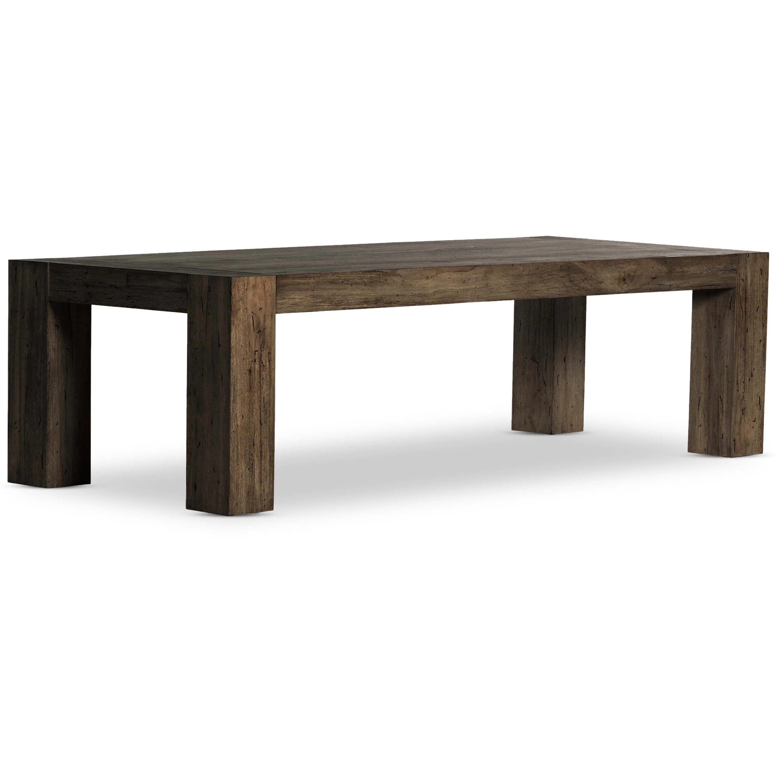 Abaso Dining Table, Ebony Rustic by Four Hands