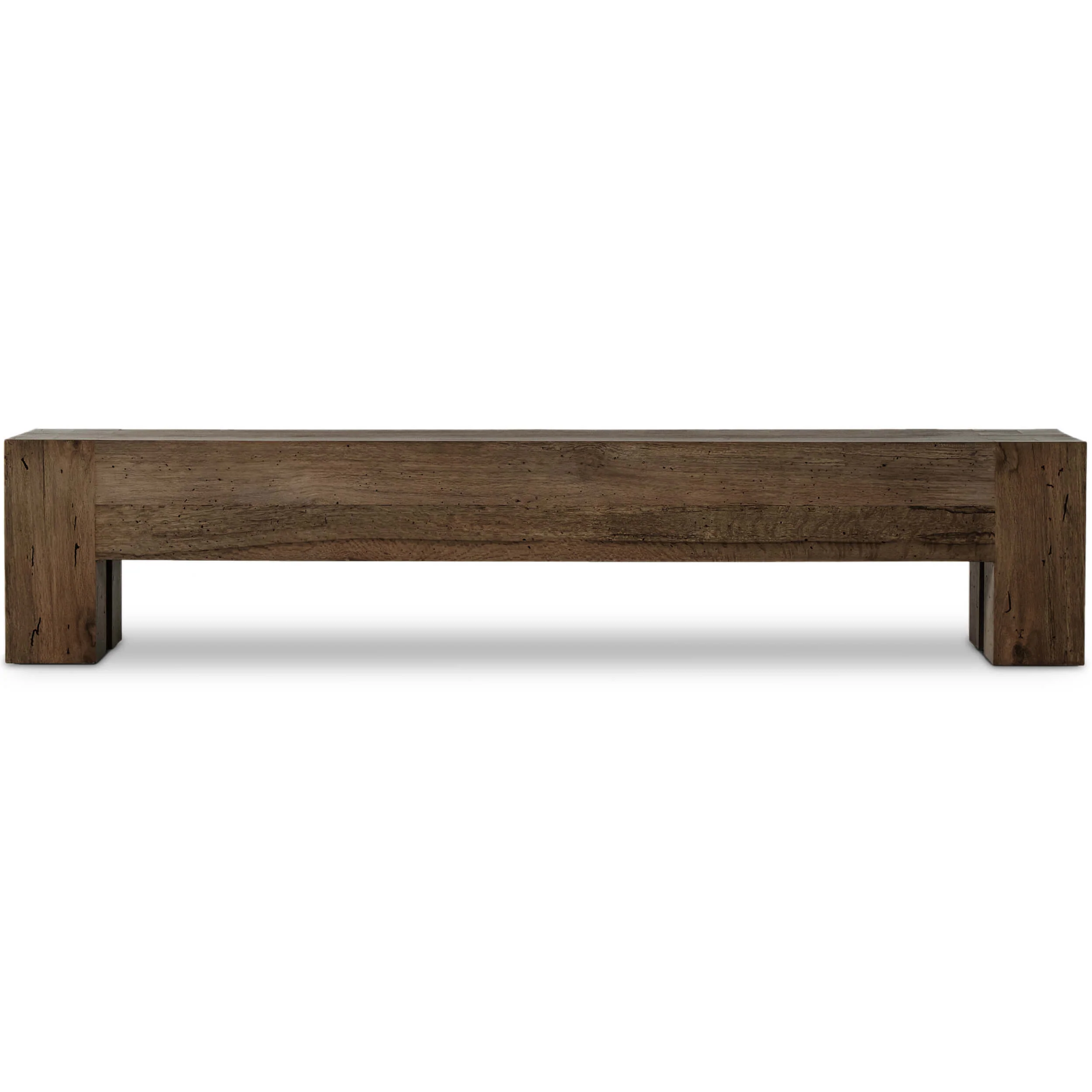 Abaso Large Bench, Rustic Ebony by Four Hands - Image 2