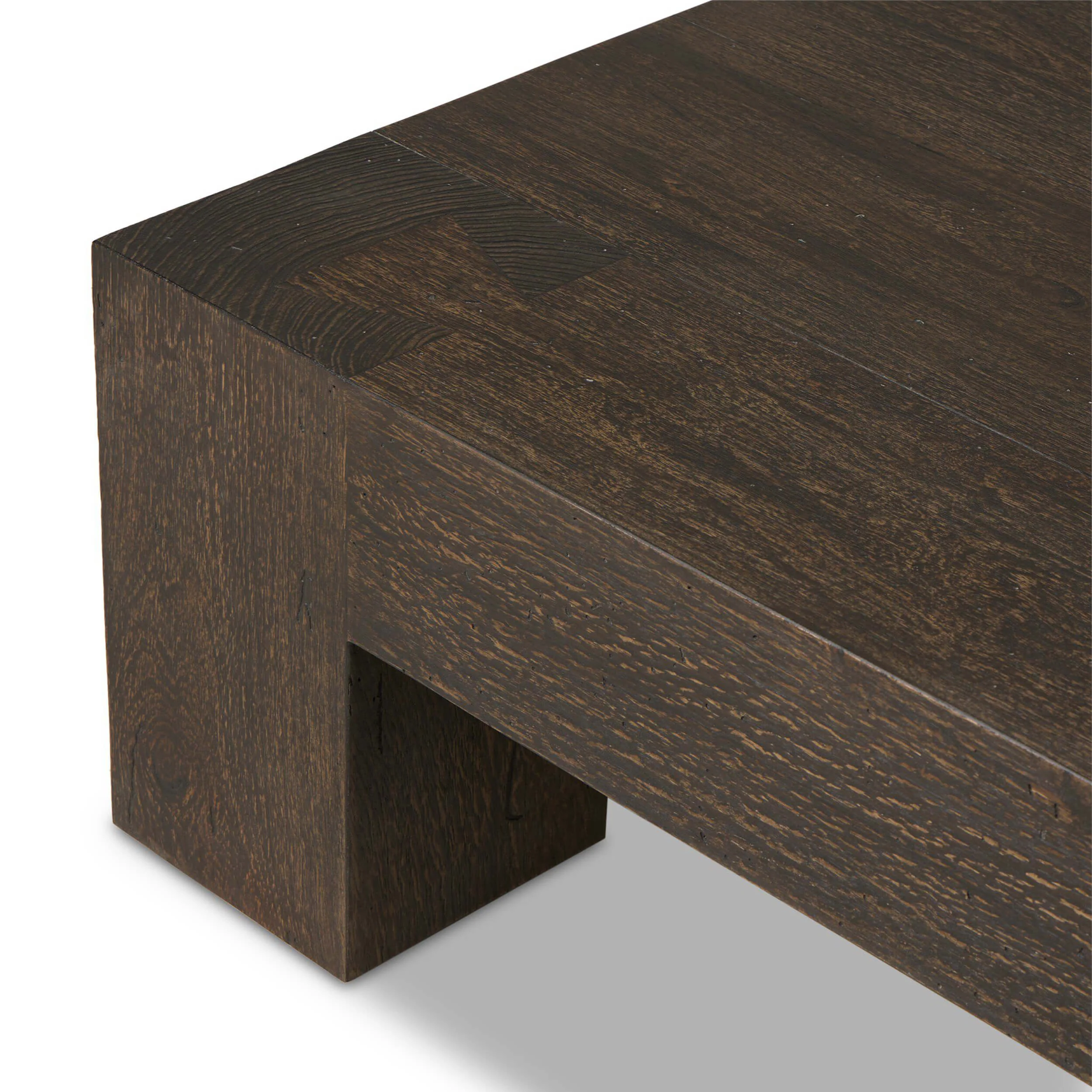 Abaso Rectangular Coffee Table, Rustic Ebony by Four Hands - Image 8