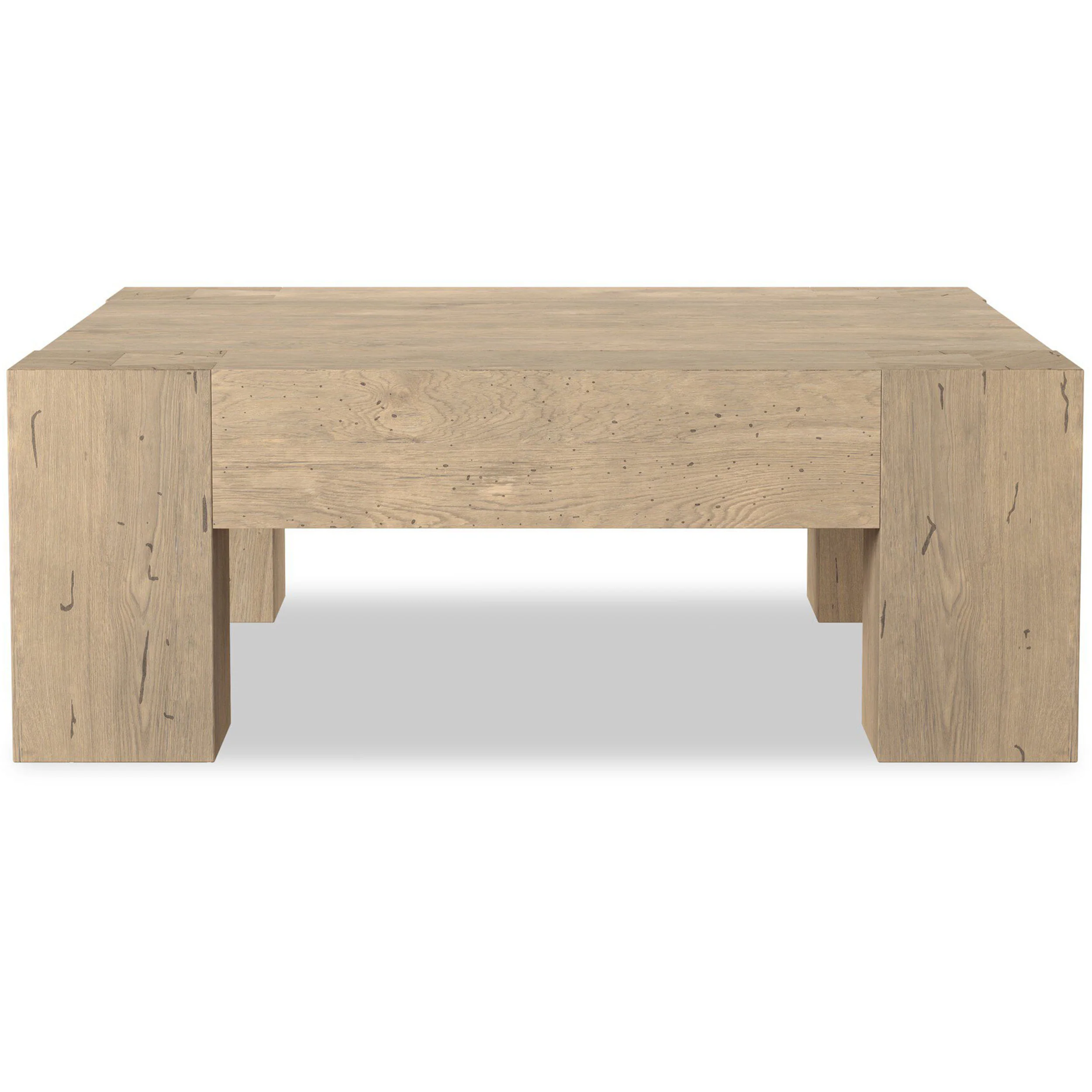 Abaso Square Coffee Table, Whitewash by Four Hands - Image 3