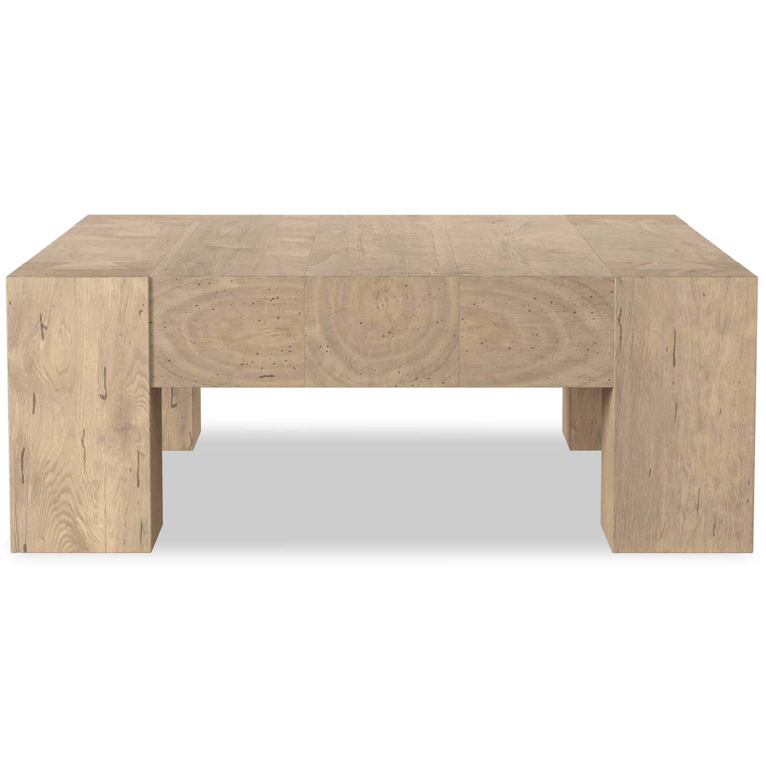 Abaso Square Coffee Table, Whitewash by Four Hands - Image 4