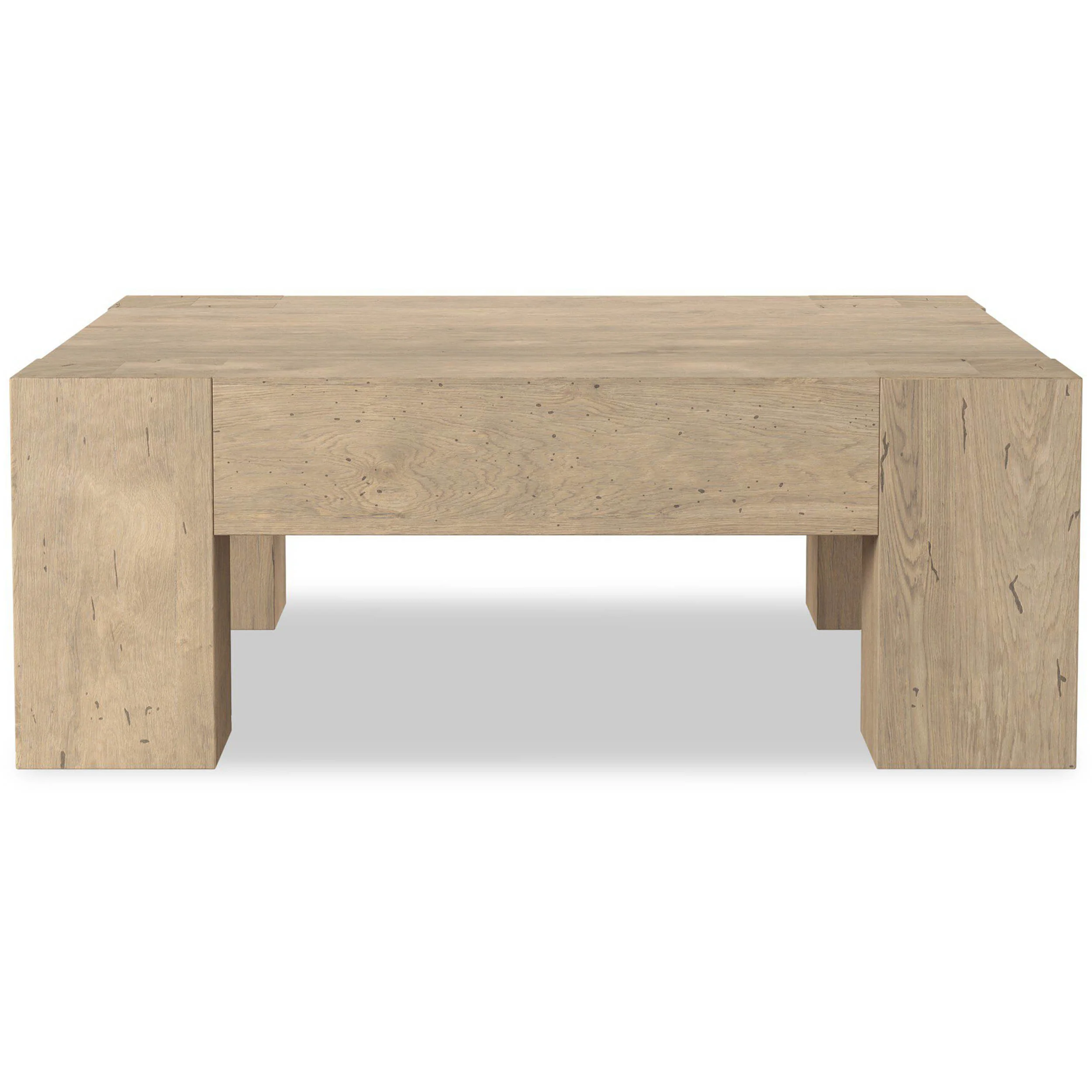 Abaso Square Coffee Table, Whitewash by Four Hands - Image 5