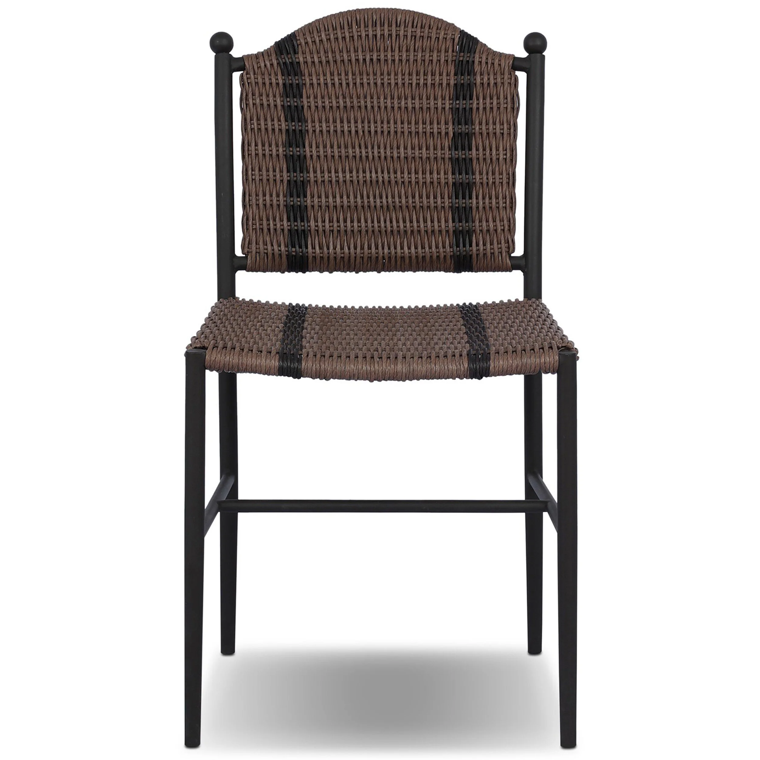 Abel Outdoor Dining Chair, Tanned Weave by Four hands - Image 2