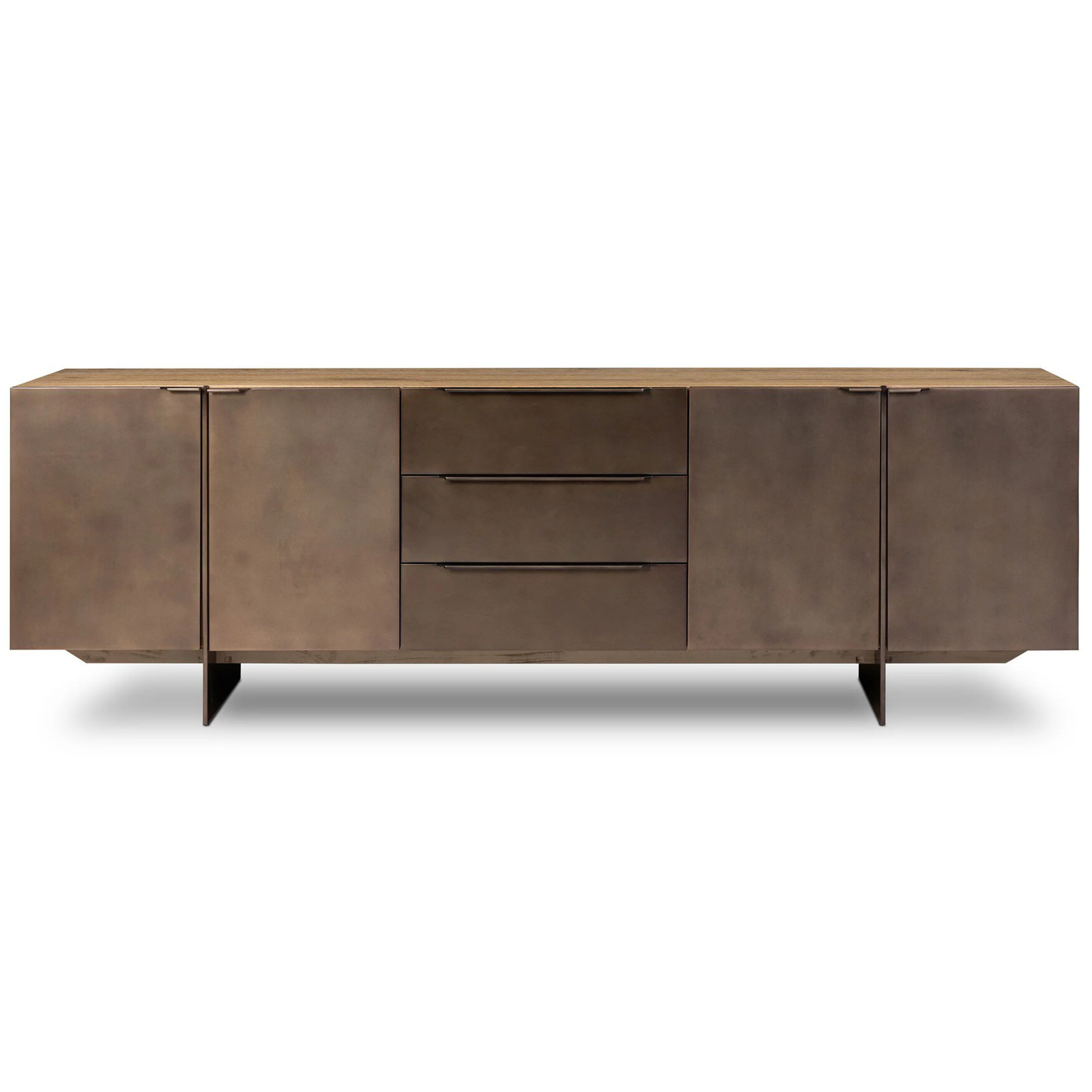 Aberdeen Media Console, Aged Smoked by Four Hands - Image 2