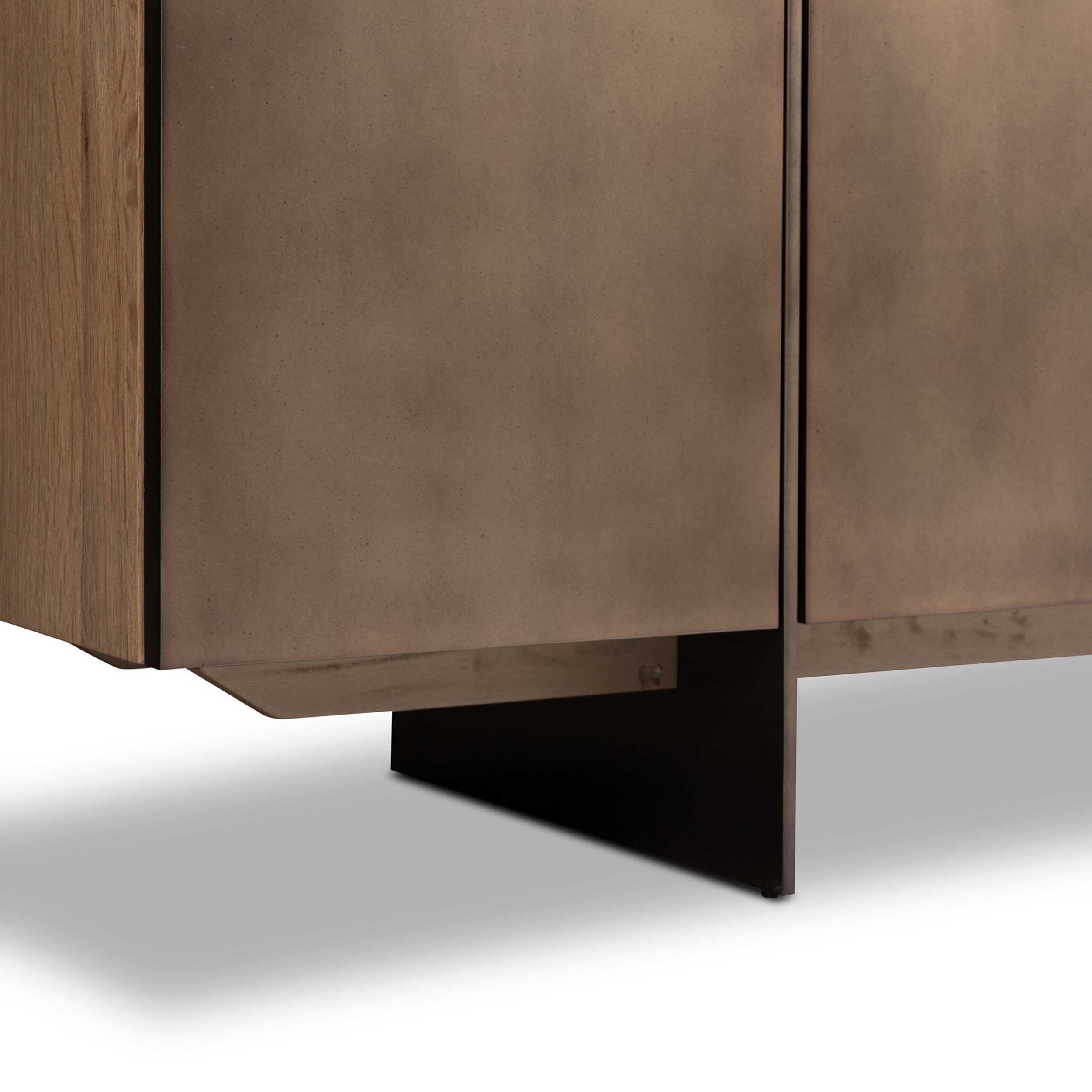 Aberdeen Media Console, Aged Smoked by Four Hands - Image 7