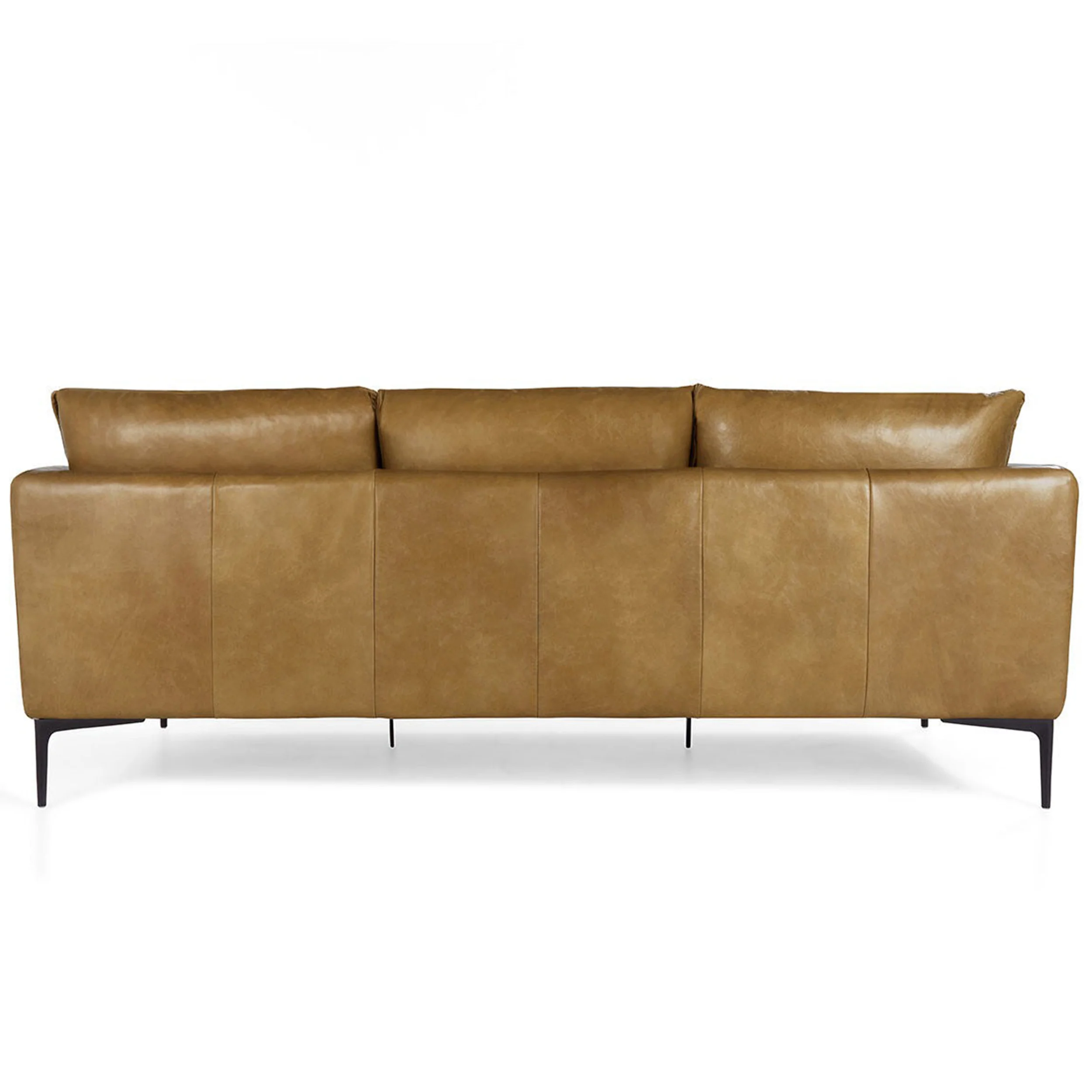 Abigail Leather Sofa, Adobe Tan - Image 4