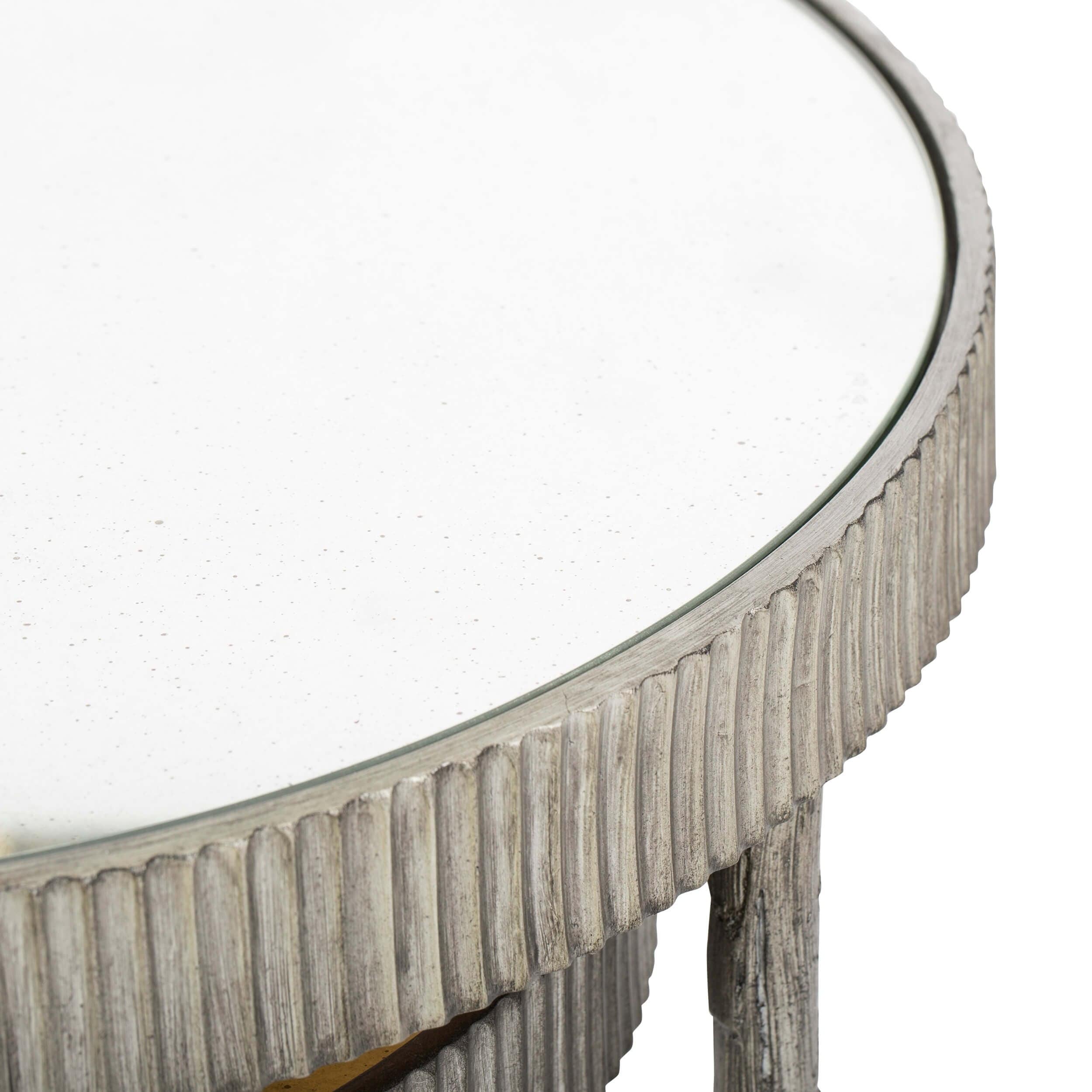 Accent Nesting Tables, Silver, Set of 2 - Image 3