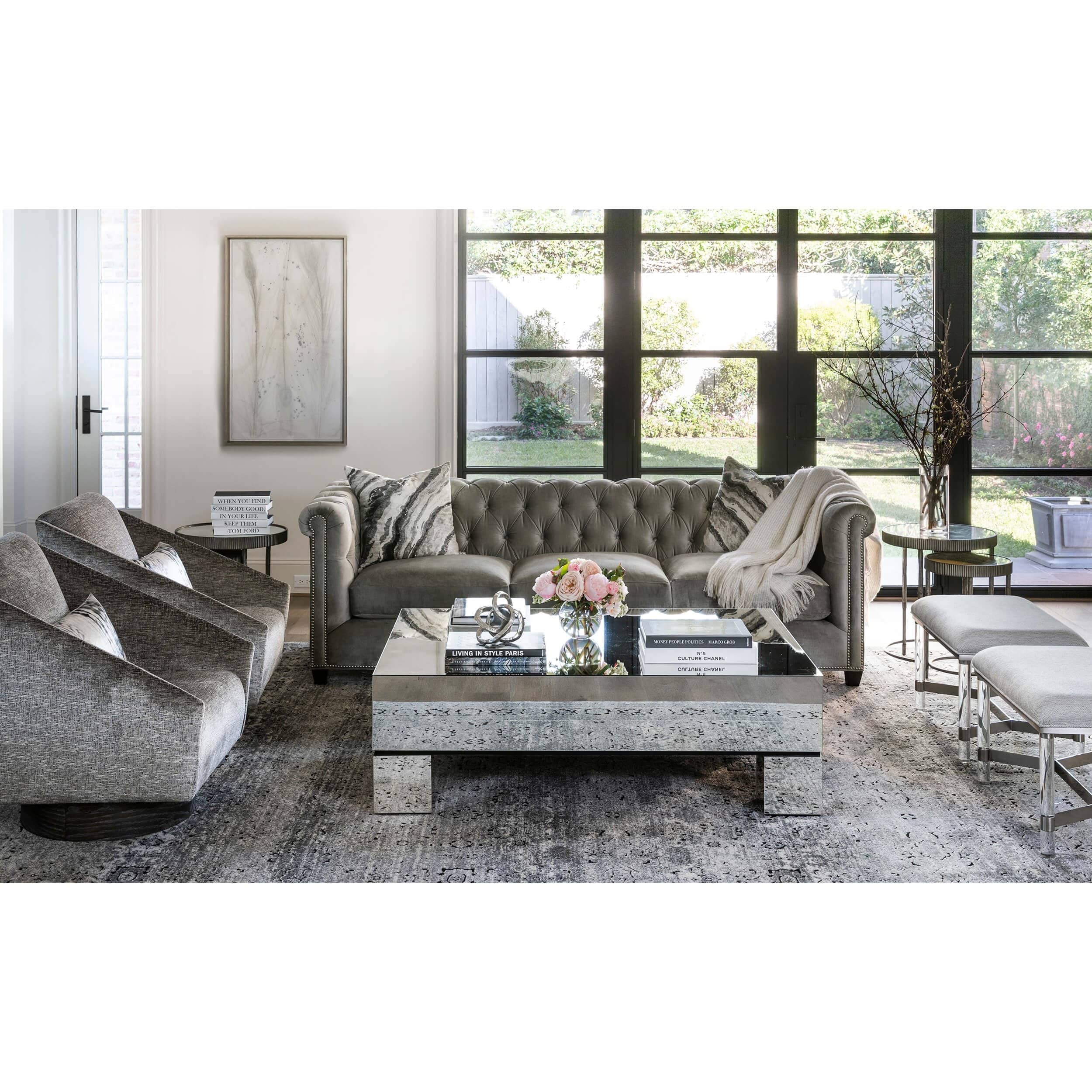 Accent Nesting Tables, Silver, Set of 2 - Image 9