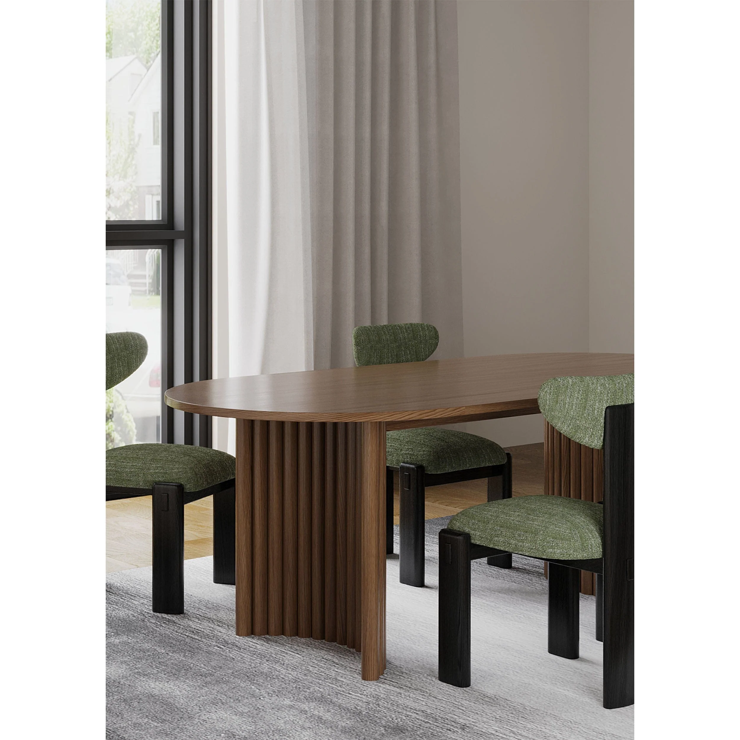 Accord Dining Table, Smoked Oak - Image 7