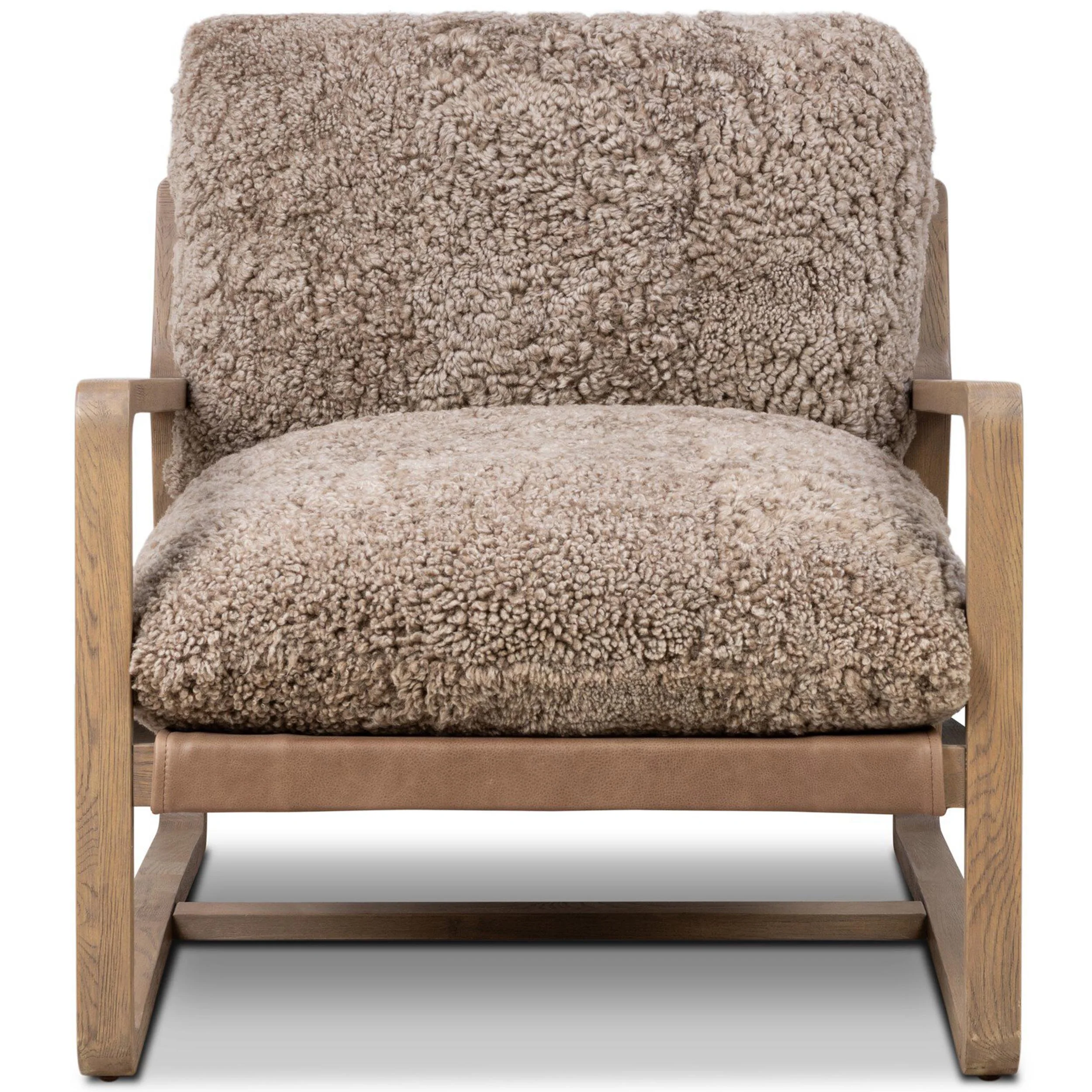 Ace Chair, Taupe Shearling by Four Hands - Image 2