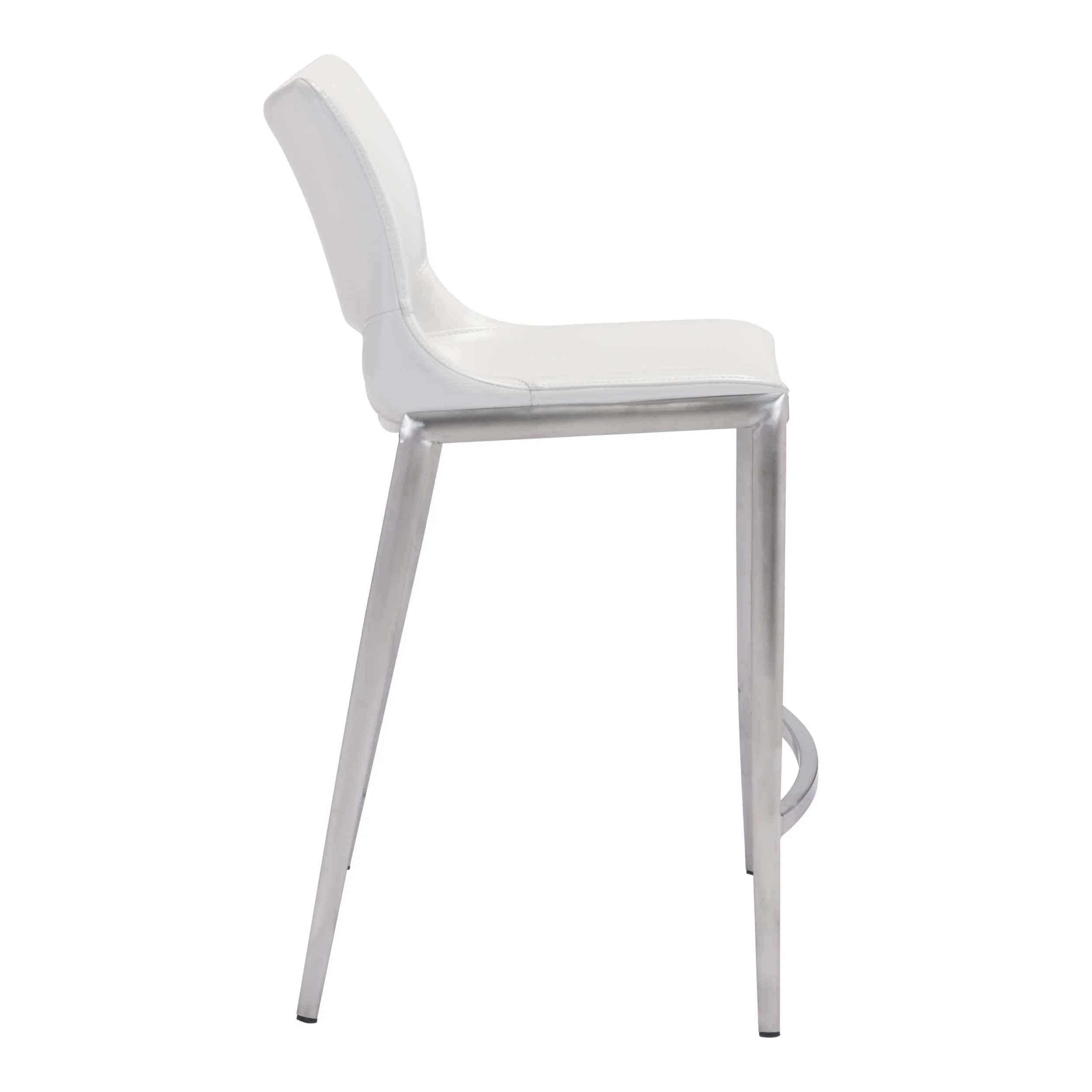 Ace Counter Stool, White, Set of 2 - Image 3