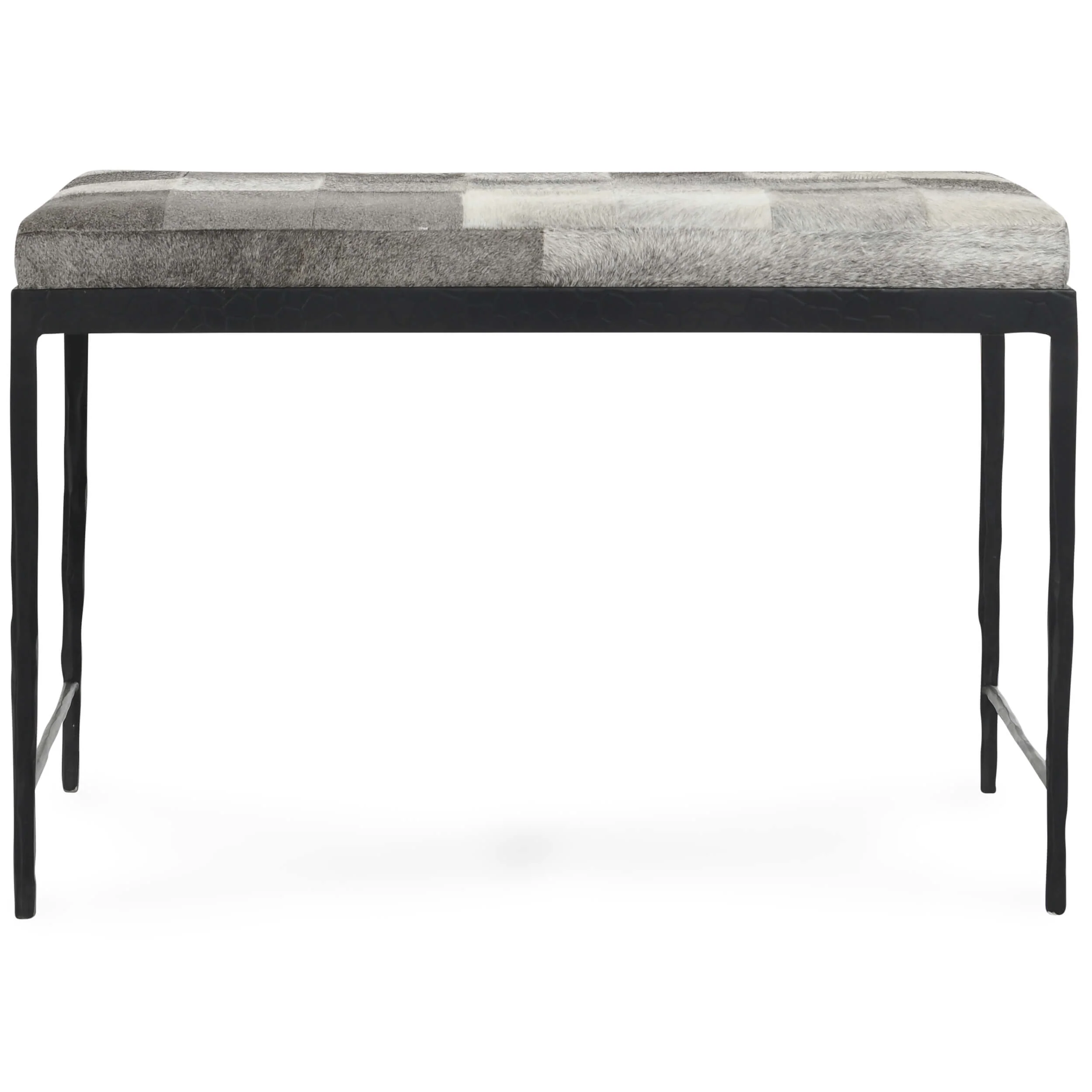 Achen Hide Bench, Sparrow Gray - Image 2