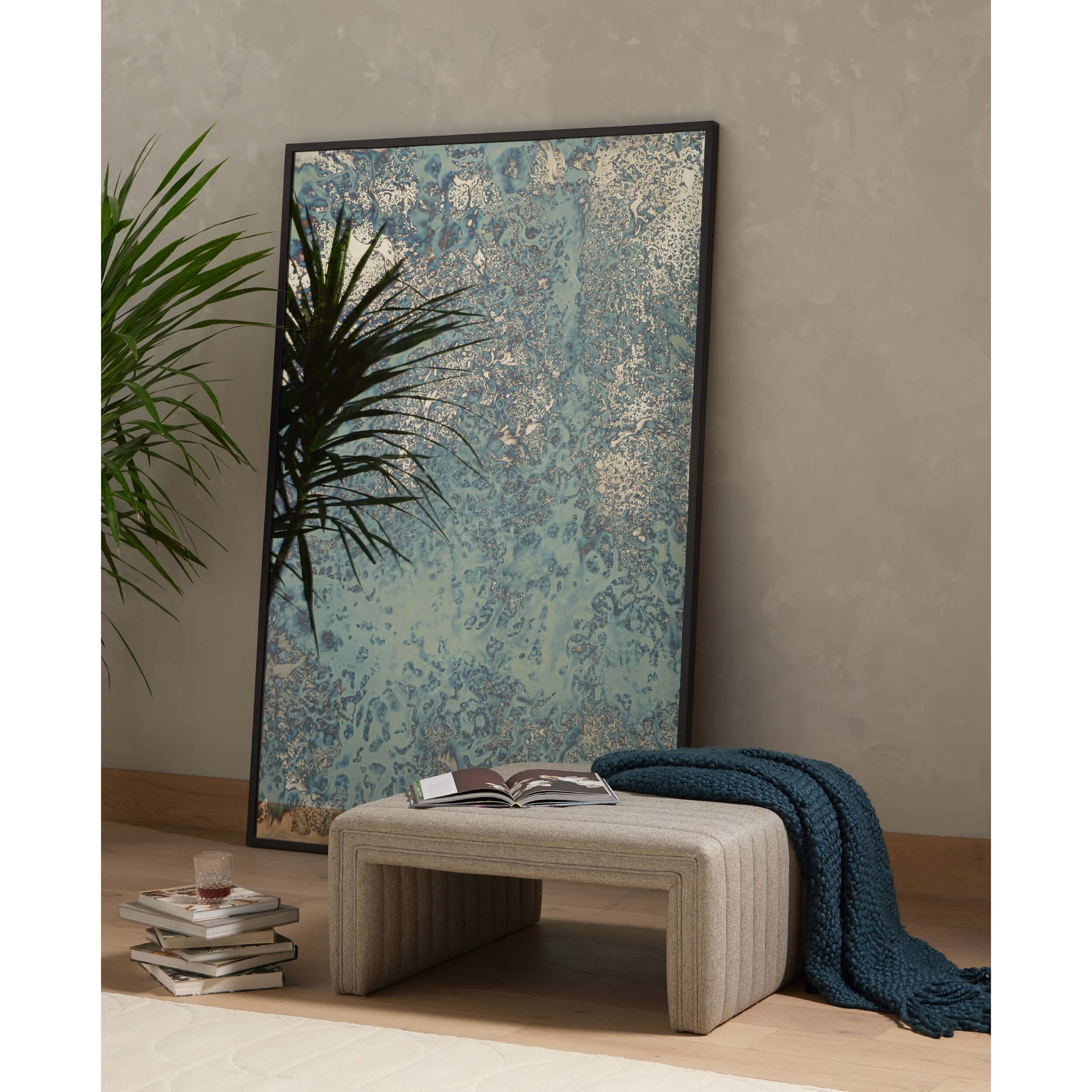 Acid Wash Floor Mirror by Four Hands - Image 5