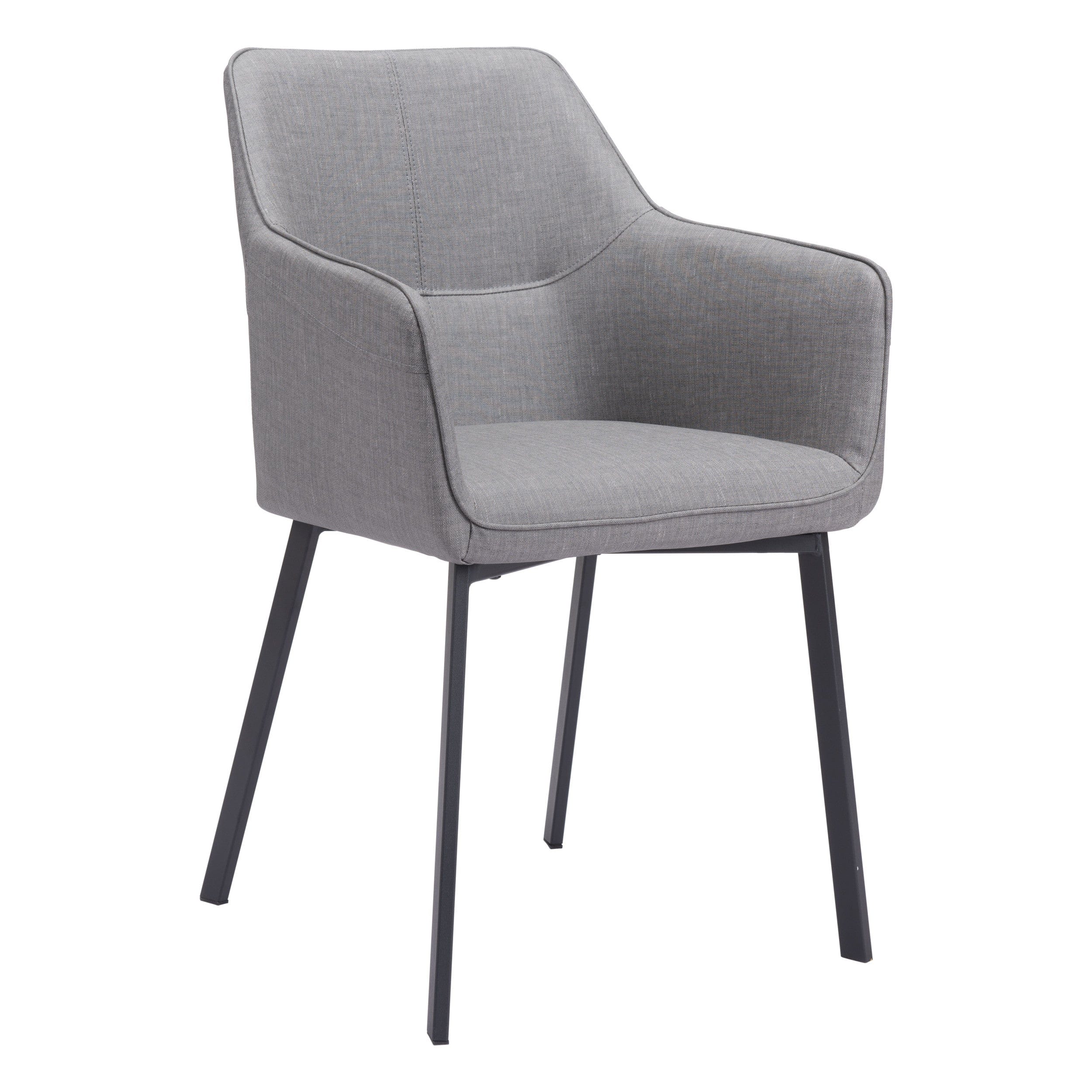 Adage Dining Chair, Gray, Set of 2