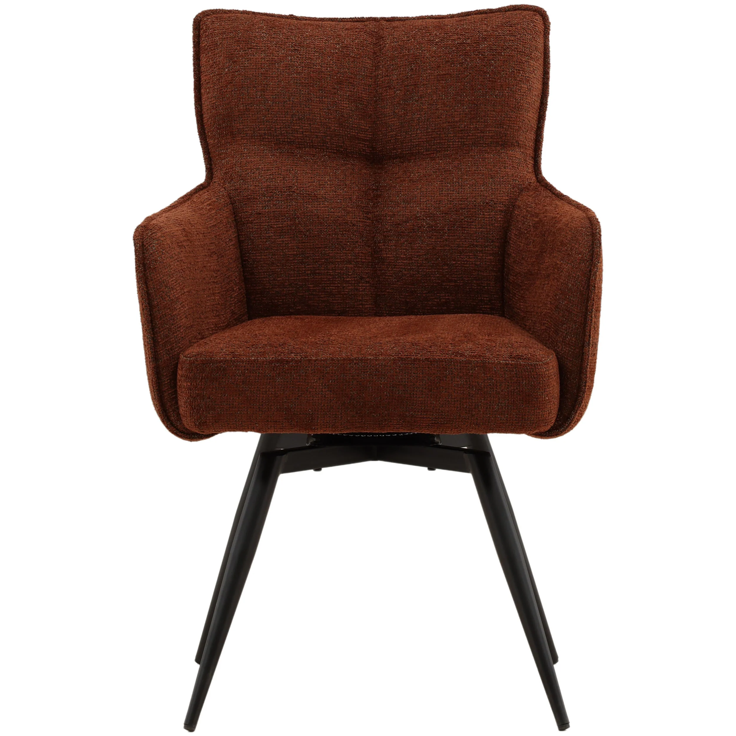 Adelise Swivel Chair, Burgundy - Image 2