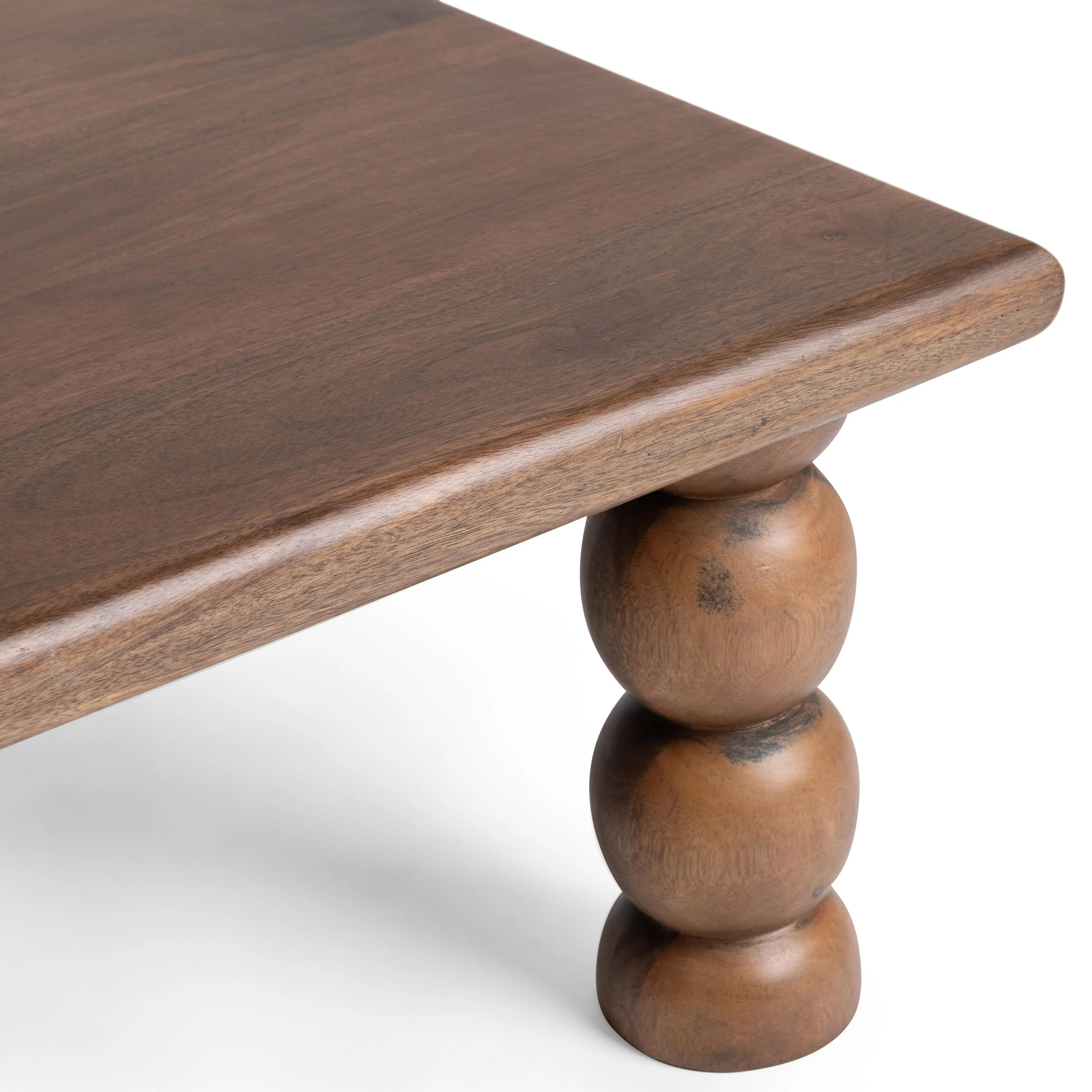 Adir Square Coffee Table, Tundra Brown - Image 3