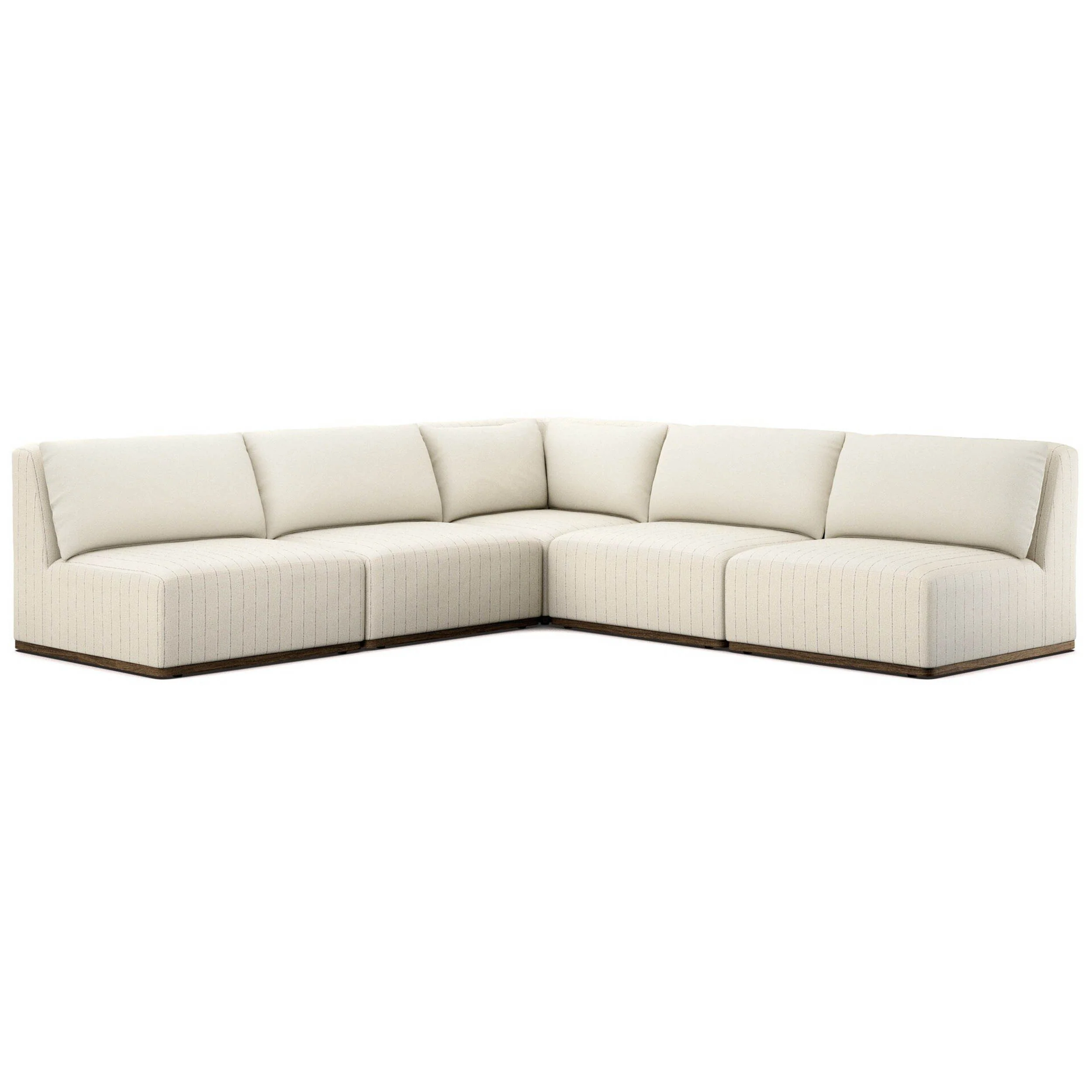 Adler Outdoor 5 Piece Sectional, Amalfi Natural by Four Hands