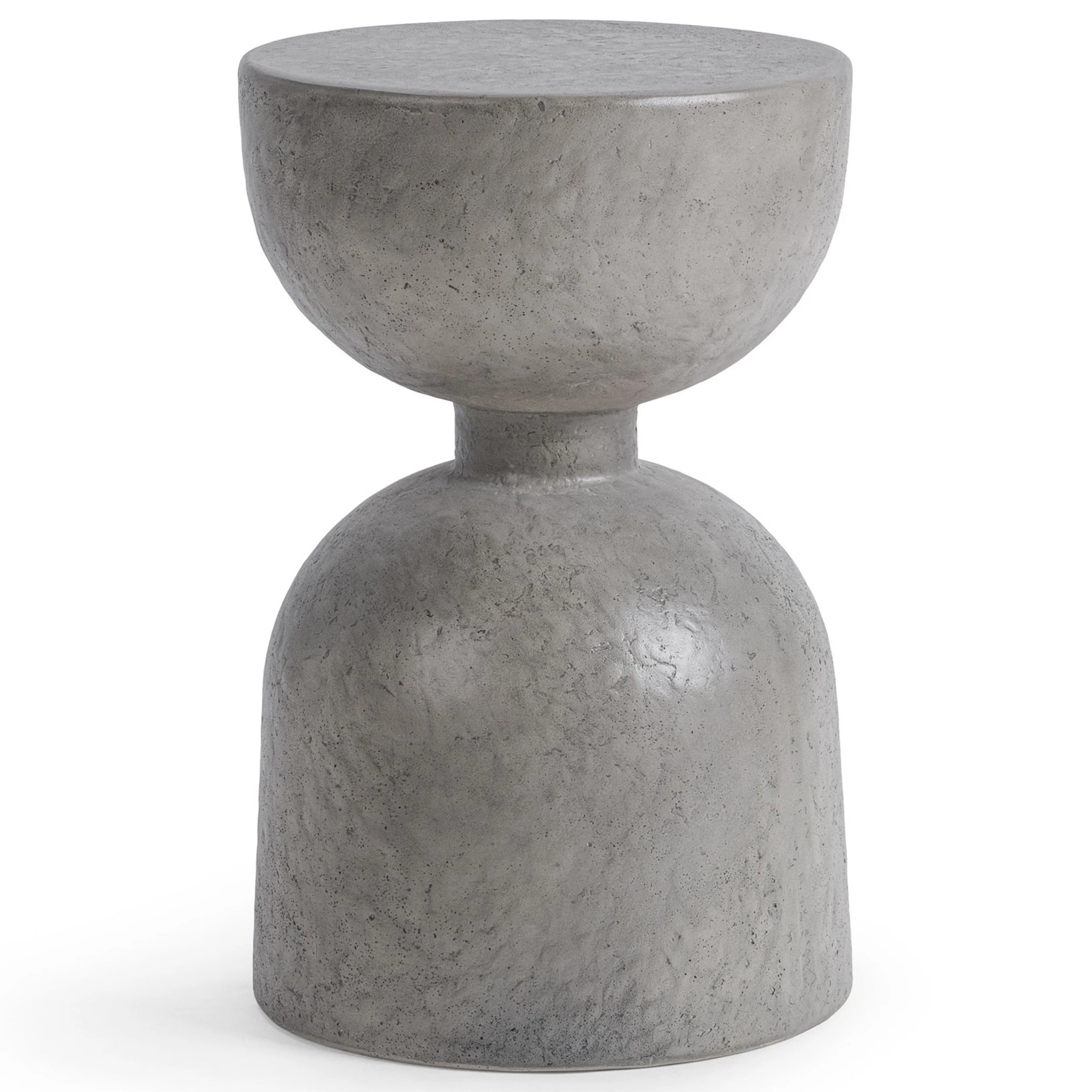 Adna Outdoor Accent Table, Dark Gray