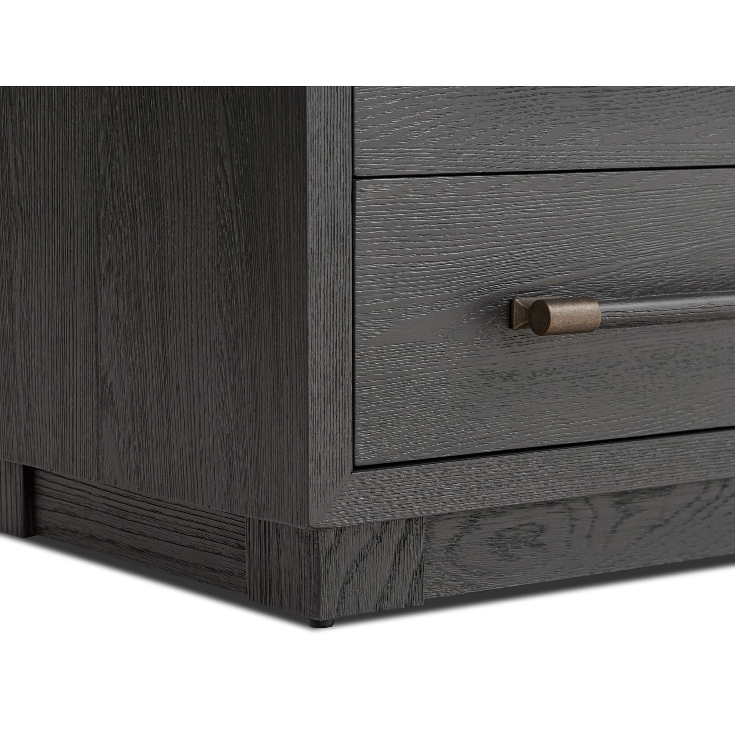 Adolfo Nightstand, Modern Black by Four Hands - Image 5