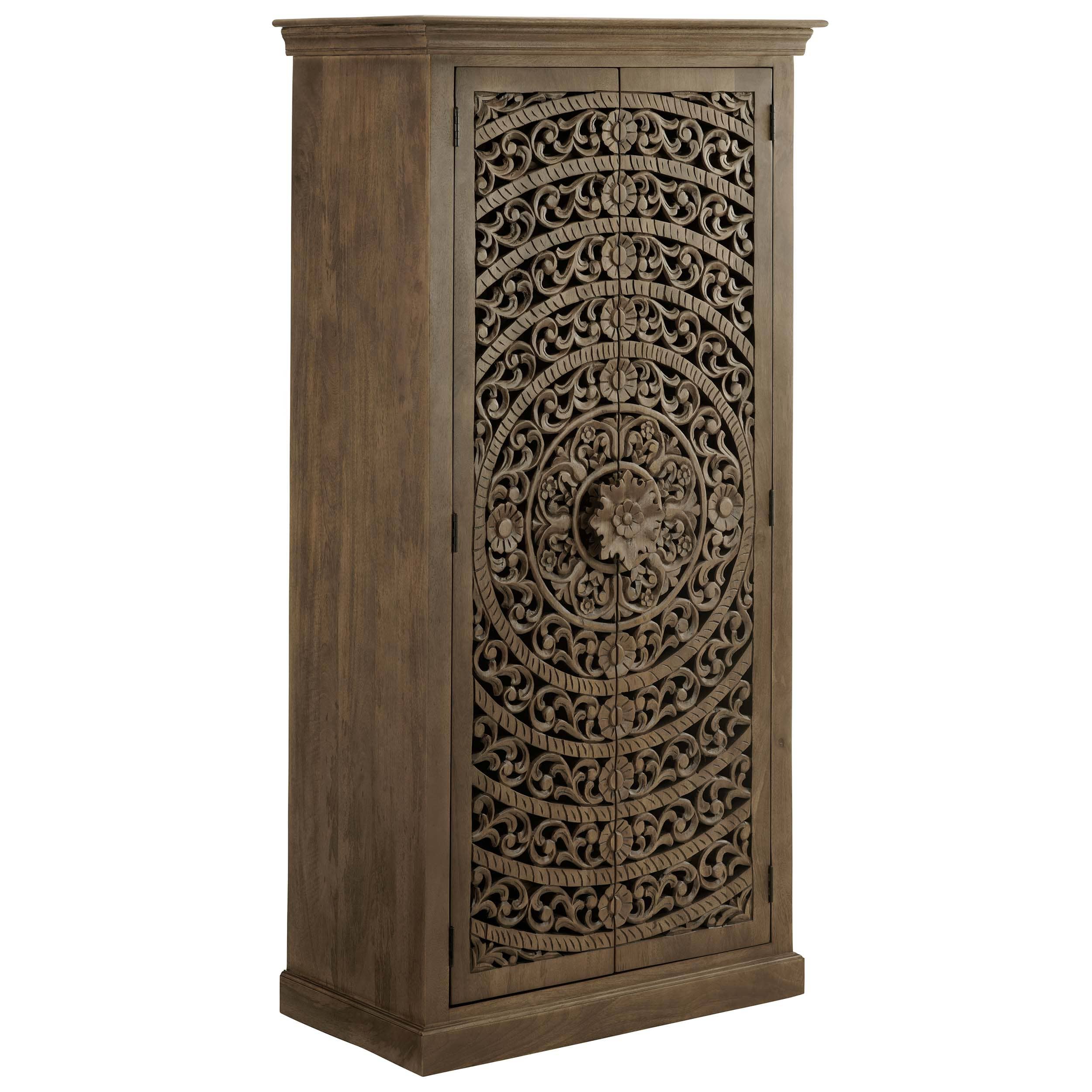 Adriana Tall Cabinet, Brown