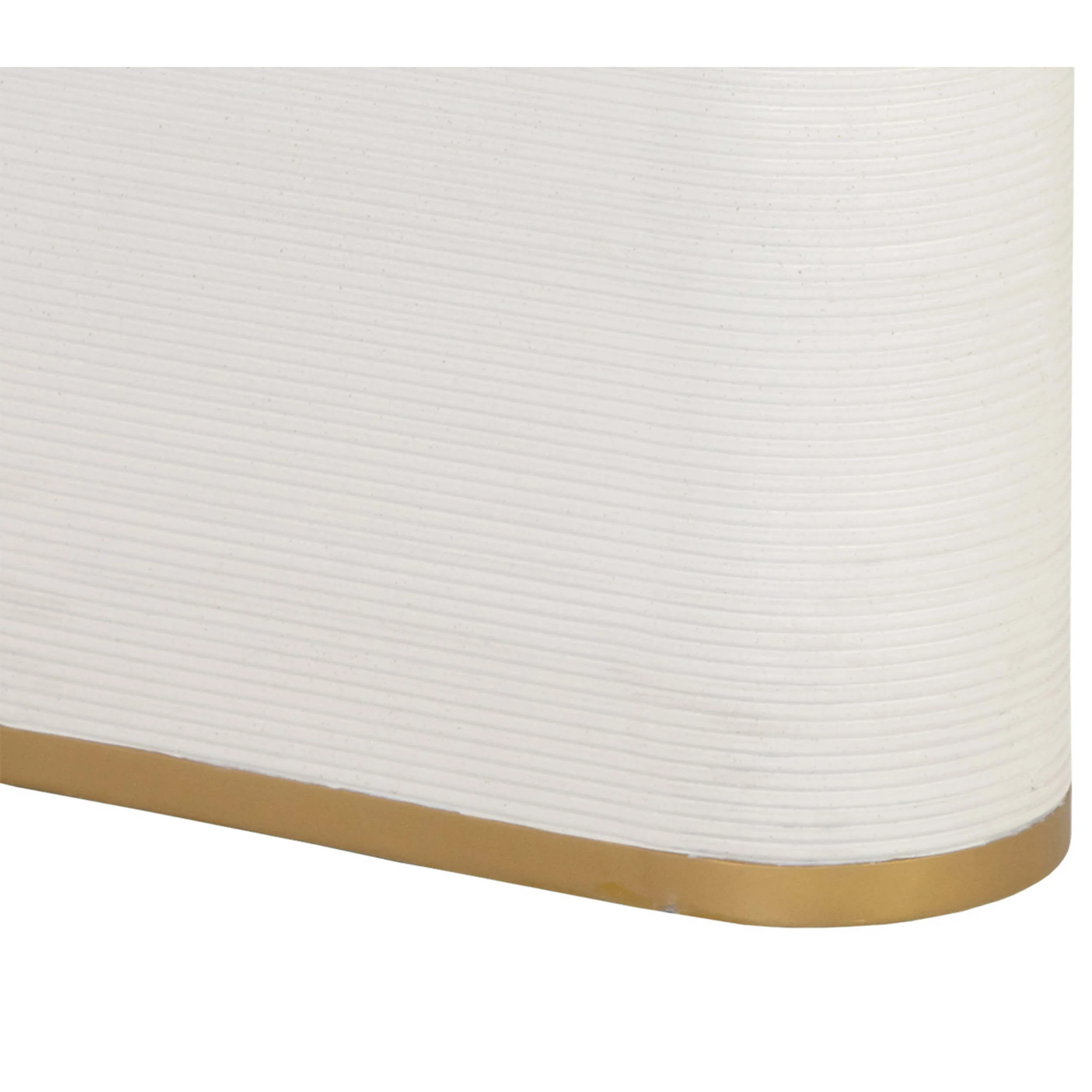 Aemond Rectangular Glass Top Dining Table, White - Image 4