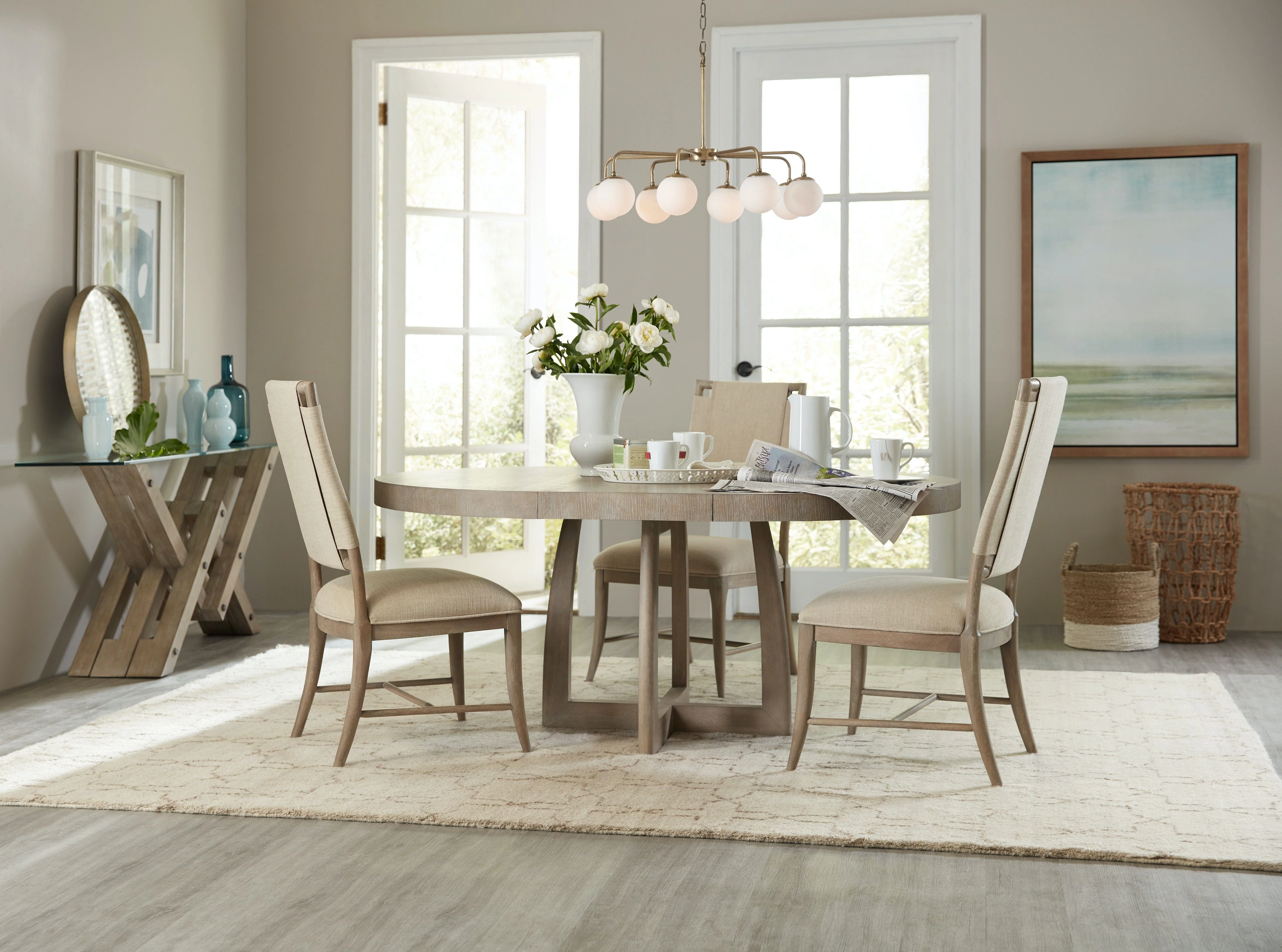 Affinity Round Pedestal Table - Image 6