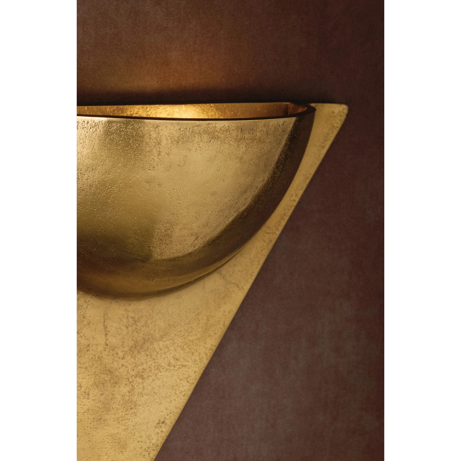 Afria Wall Sconce, Vintage Brass - Image 3