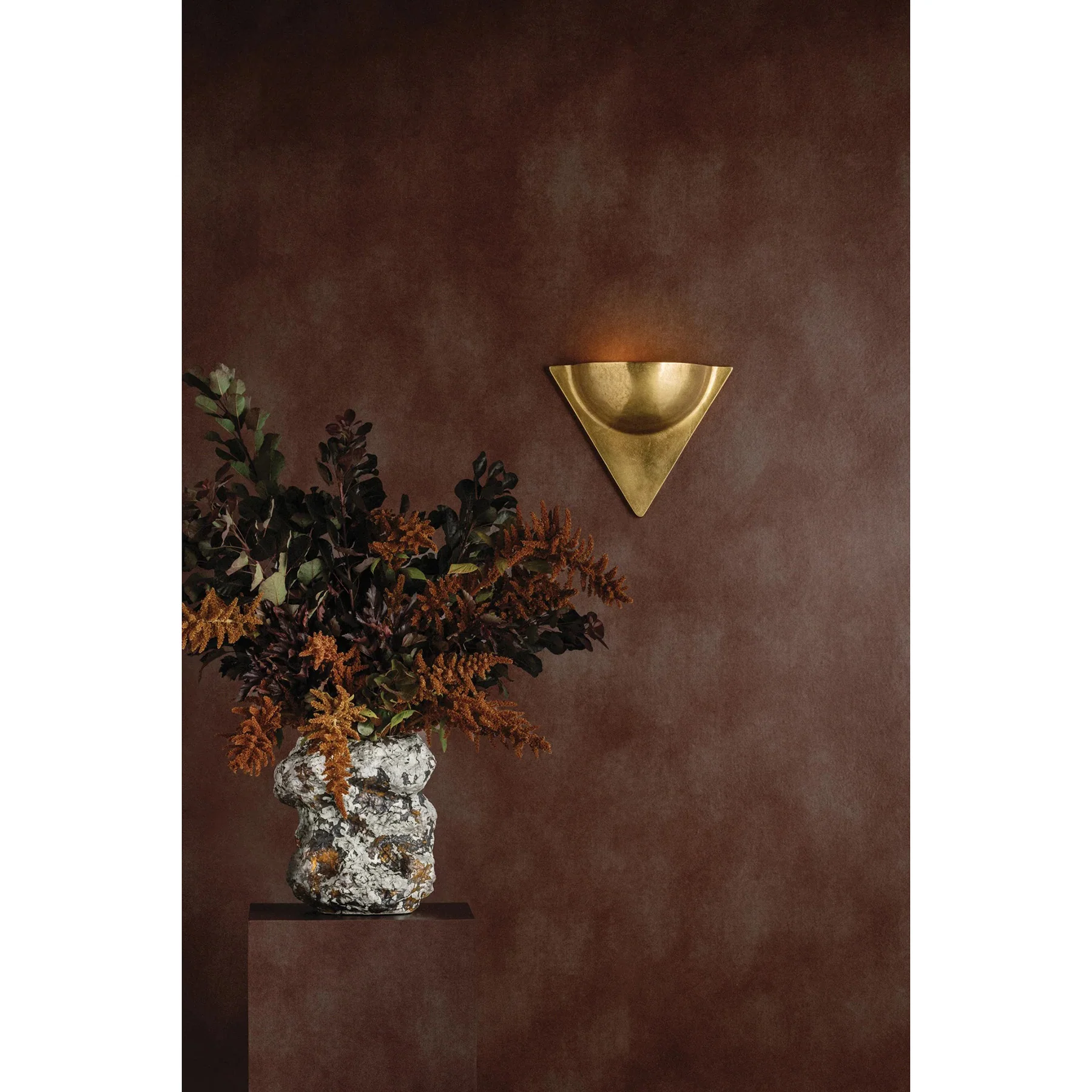 Afria Wall Sconce, Vintage Brass - Image 4