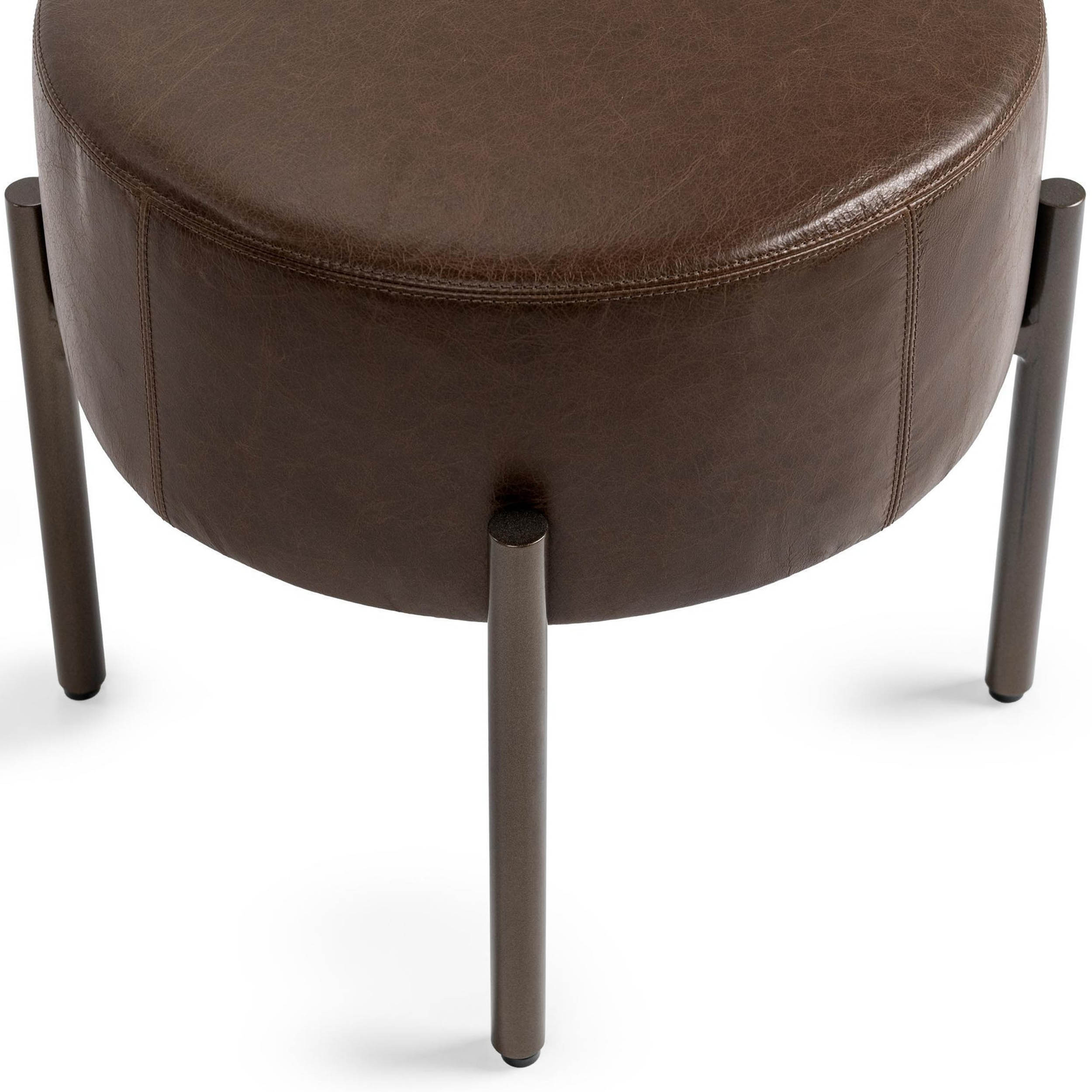 Aimie Accent Stool, Cocoa Brown - Image 5