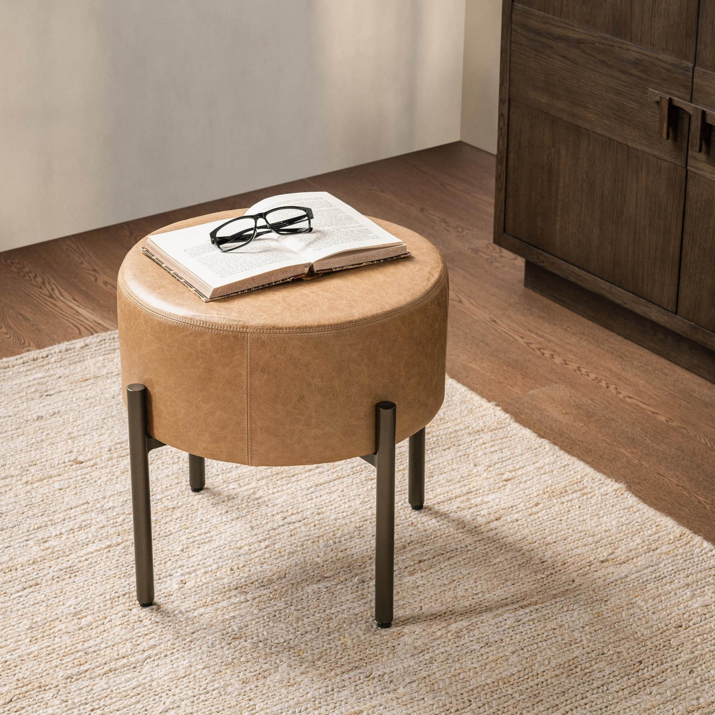 Aimie Accent Stool, Sedona Brown - Image 6