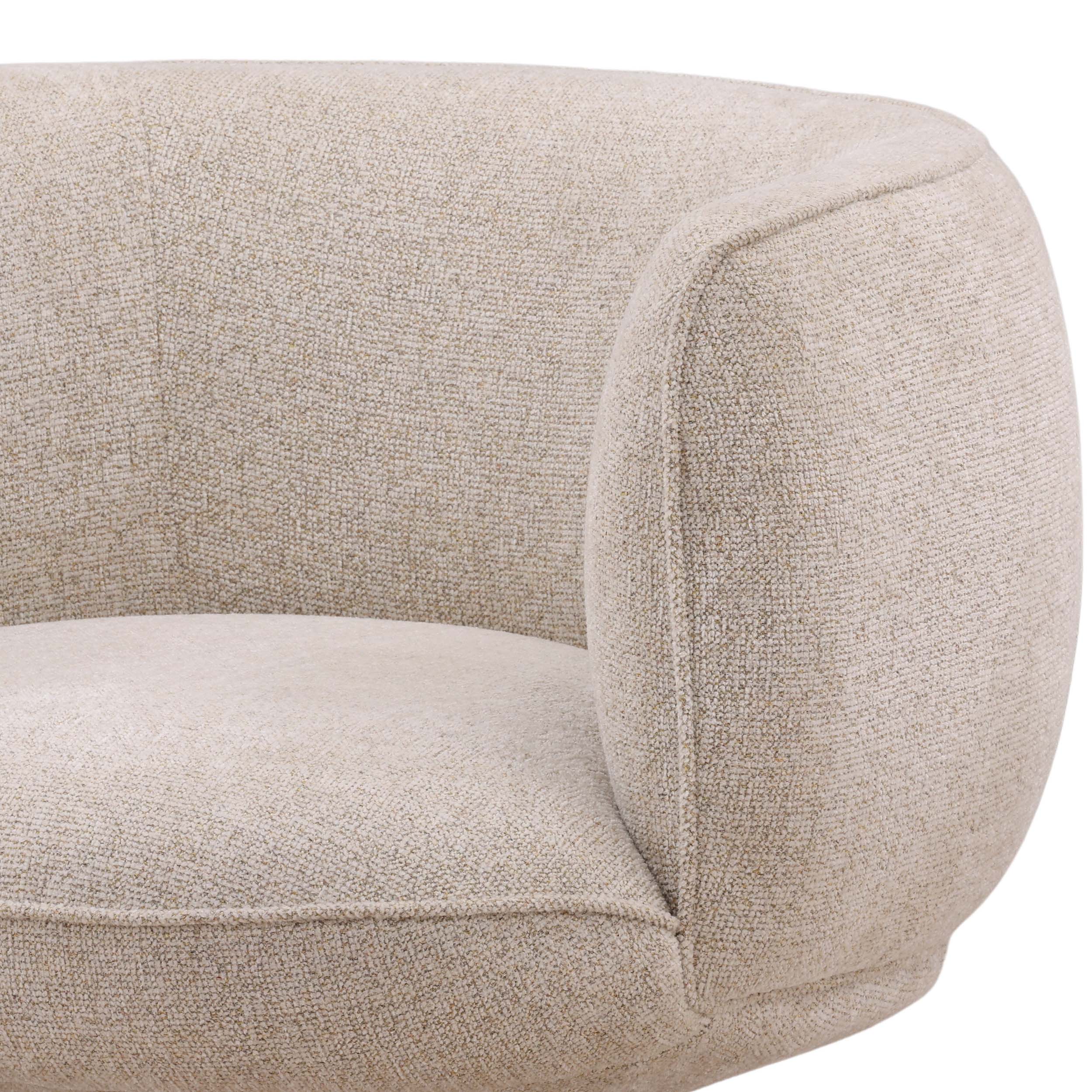 Aisha Swivel Chair, Eva Oatmeal - Image 4