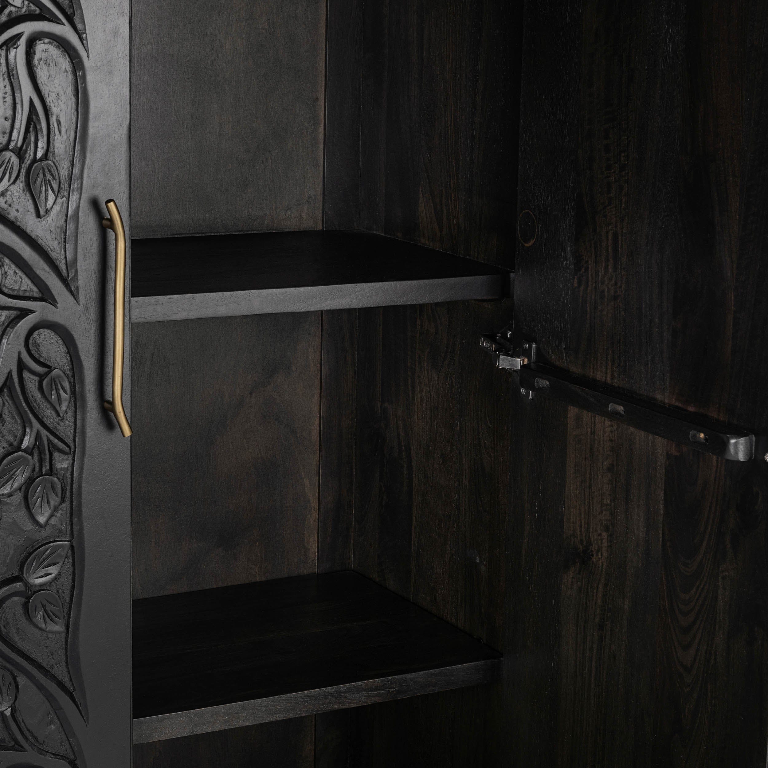 Albero Tall Cabinet, Black - Image 6
