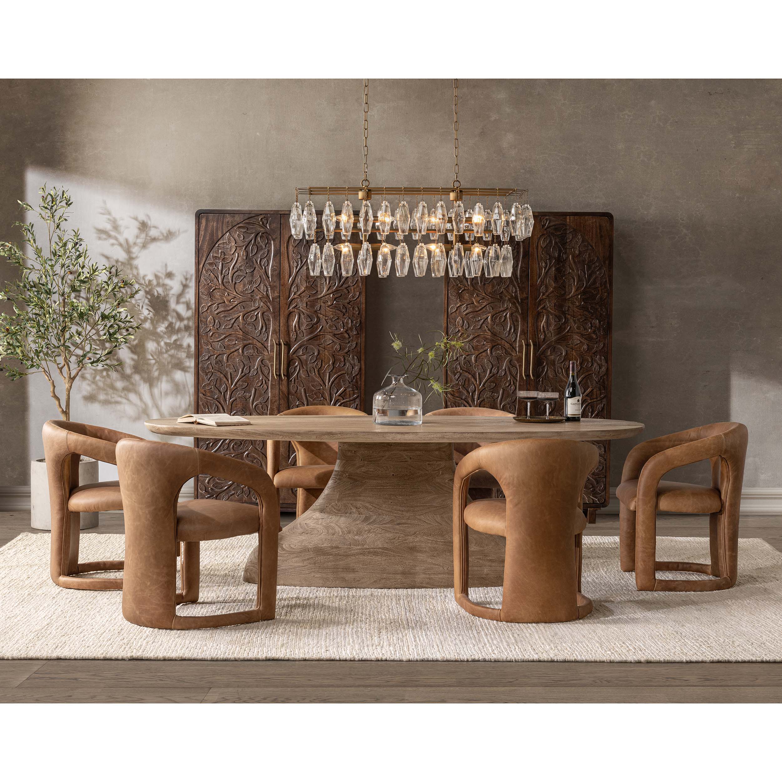 Albero Tall Cabinet, Kona Brown - Image 7