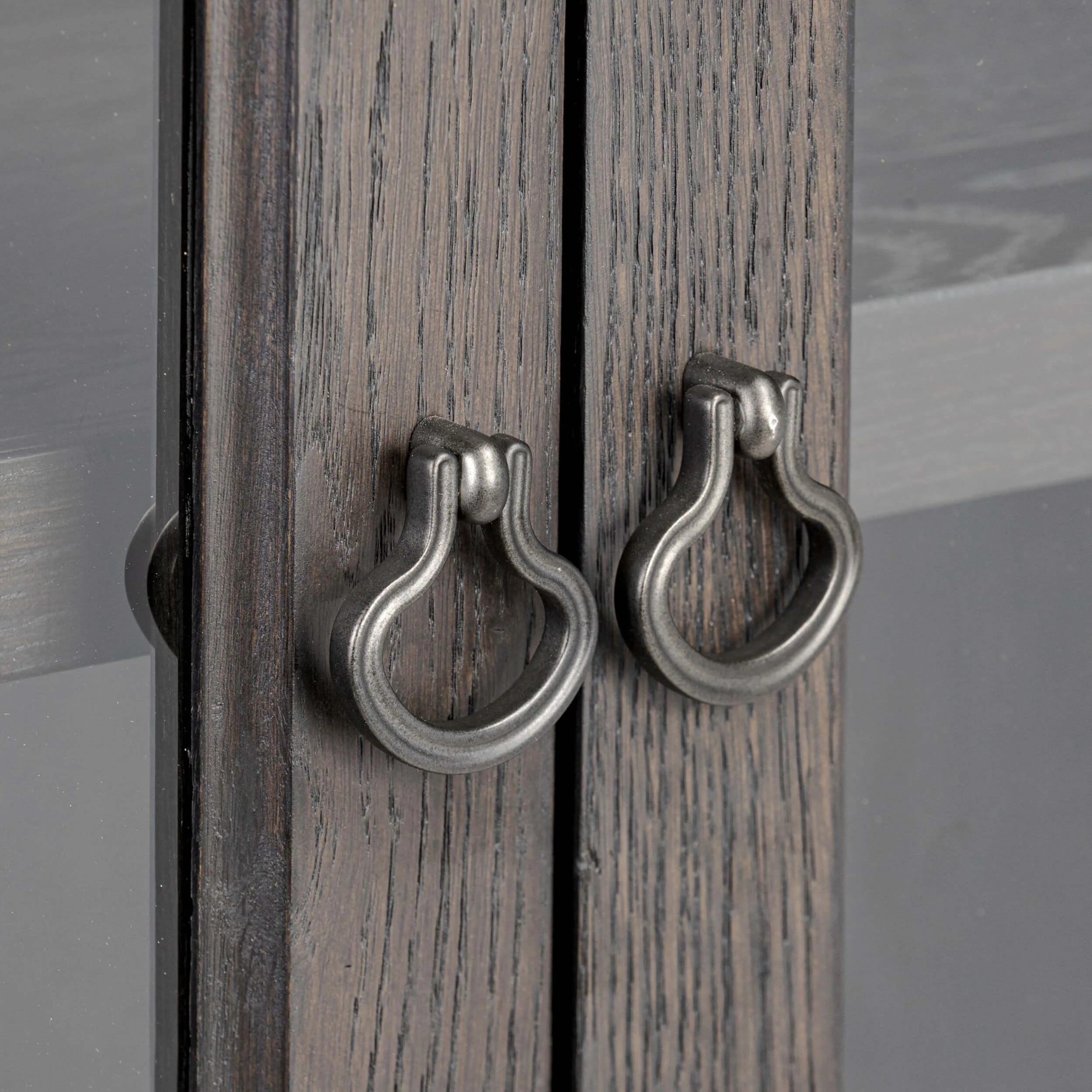 Alden Cabinet, Worn Black Oak by Four Hands - Image 4