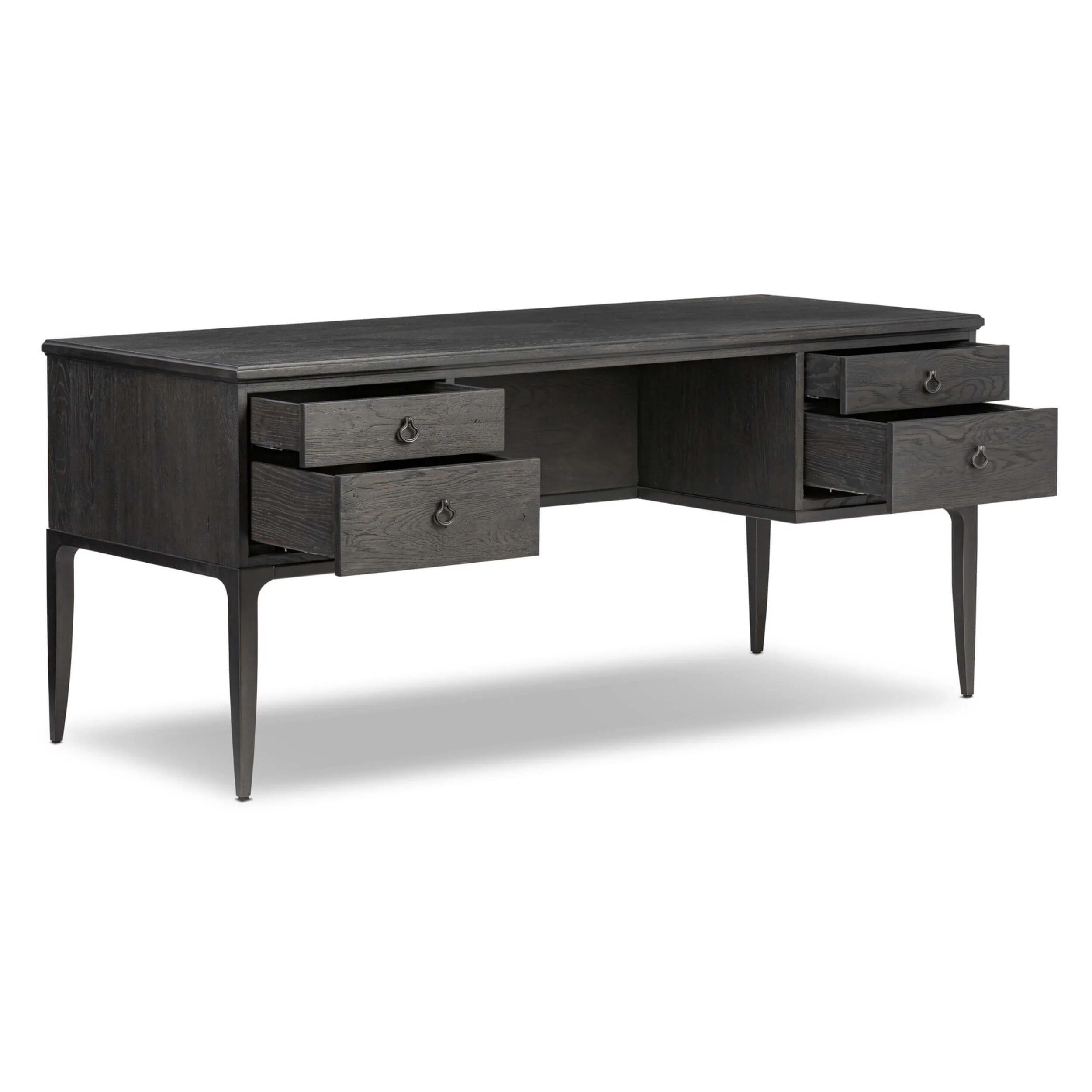 Alden Desk, Worn Black by Four Hands - Image 4