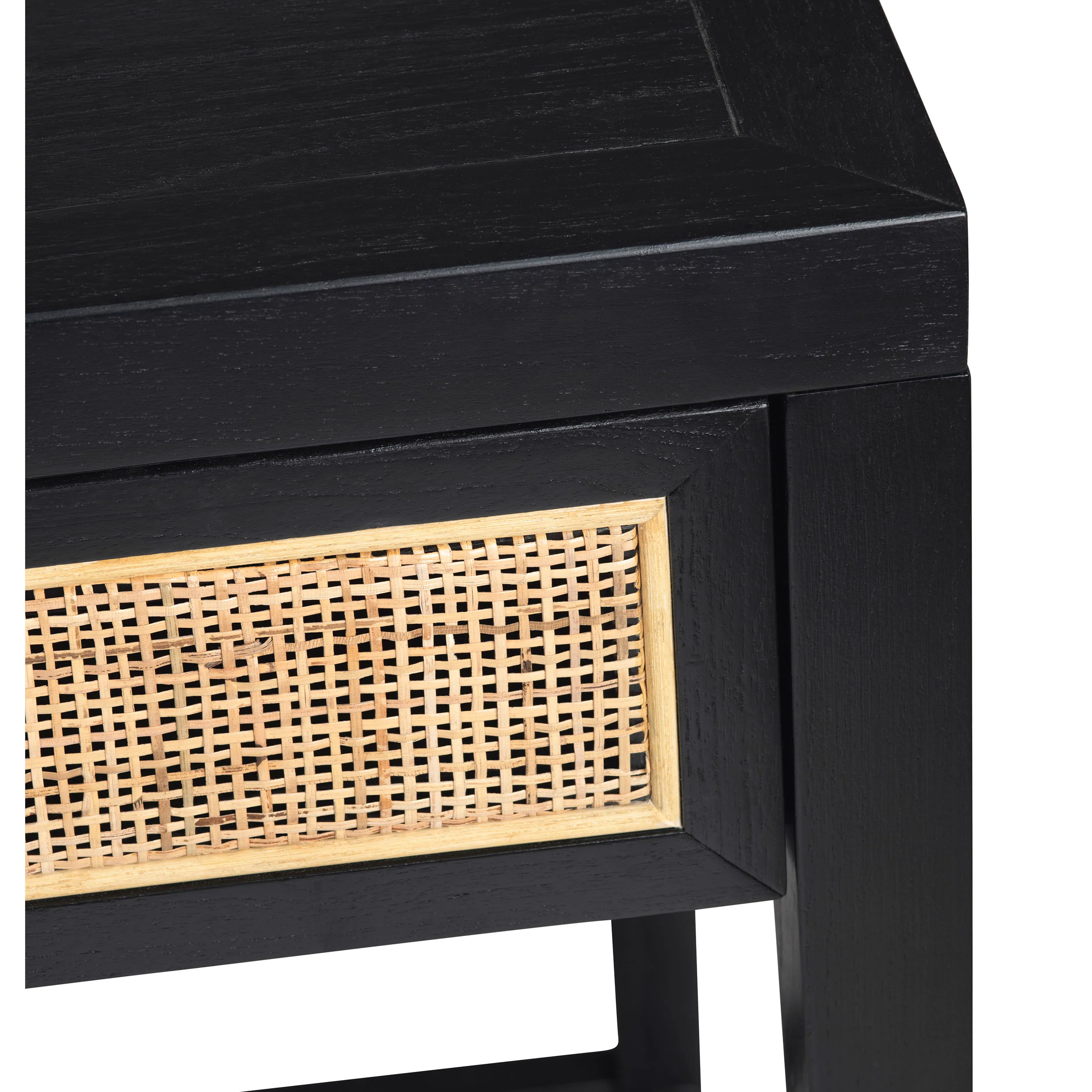 Alder Writing Desk, Black - Image 3
