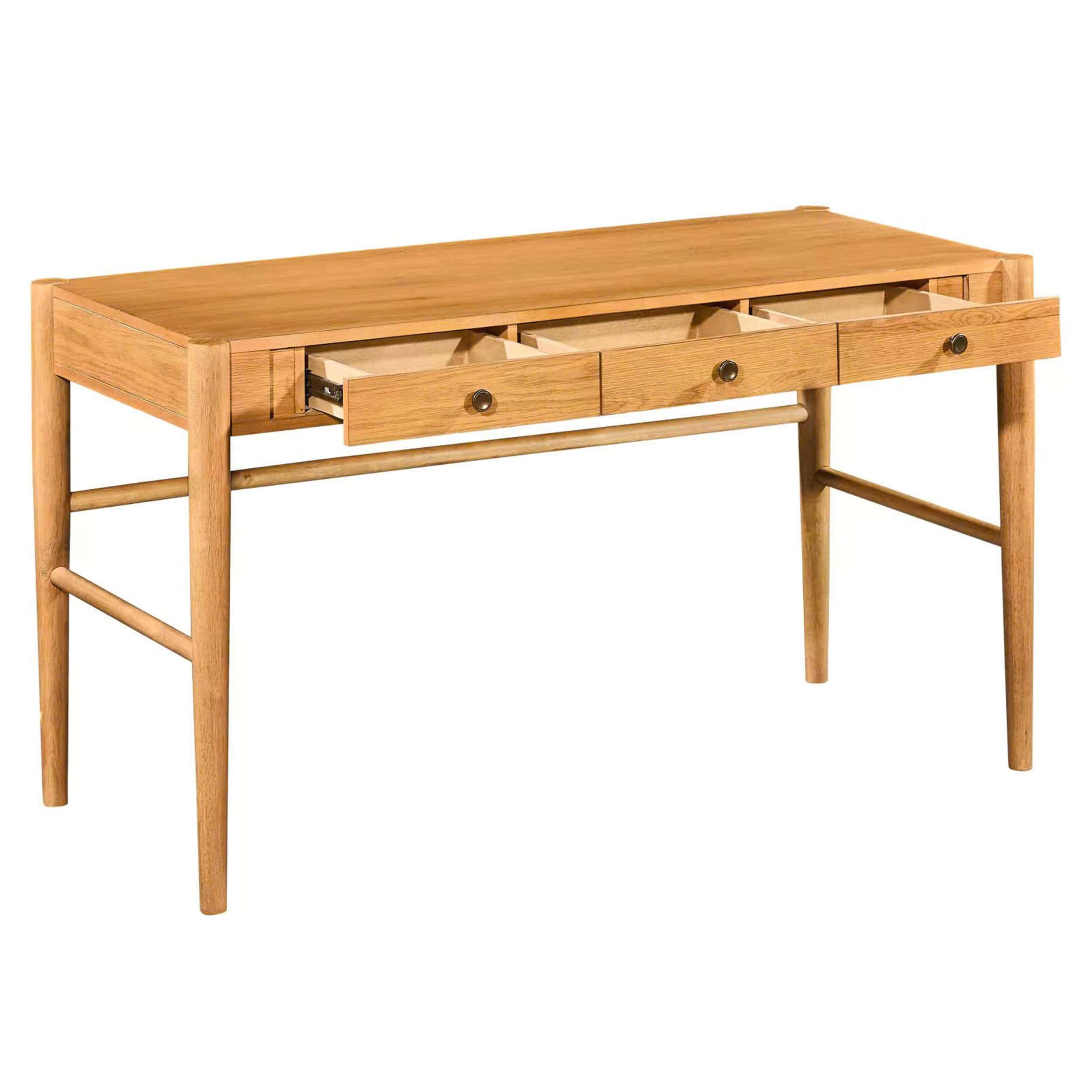 Aldrich Writing Desk, Natural - Image 3