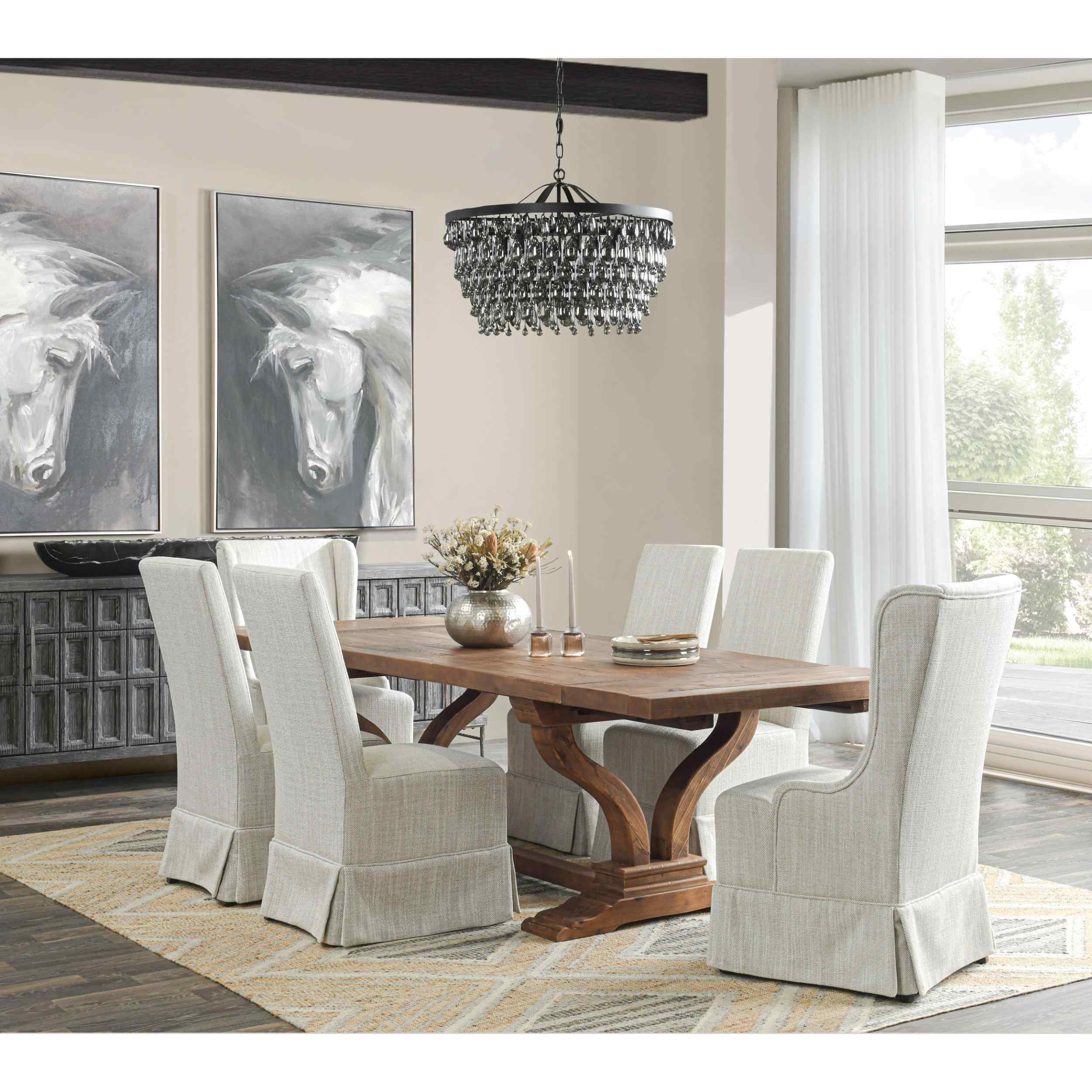 Alexander Extending Dining Table, Brown - Image 5