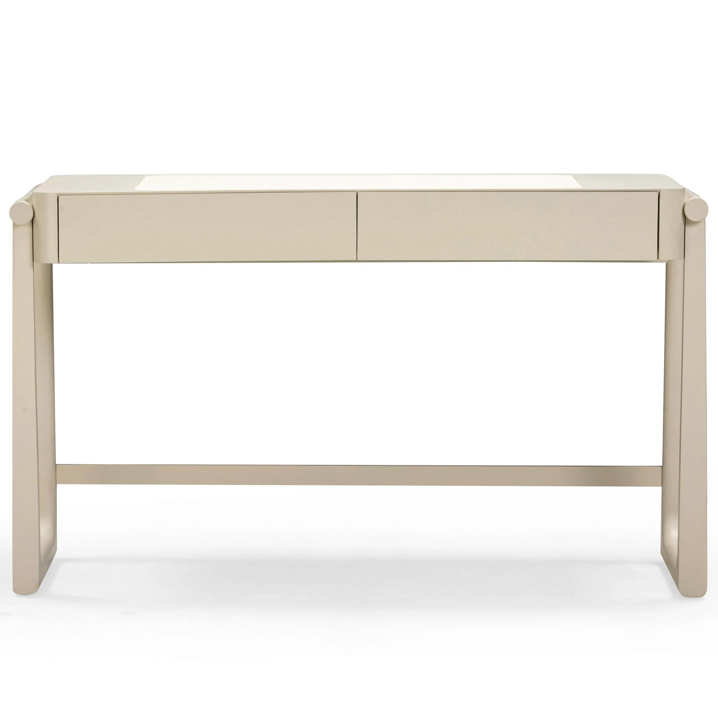 Alfalfa 2 Drawer Desk, Taupe - Image 2
