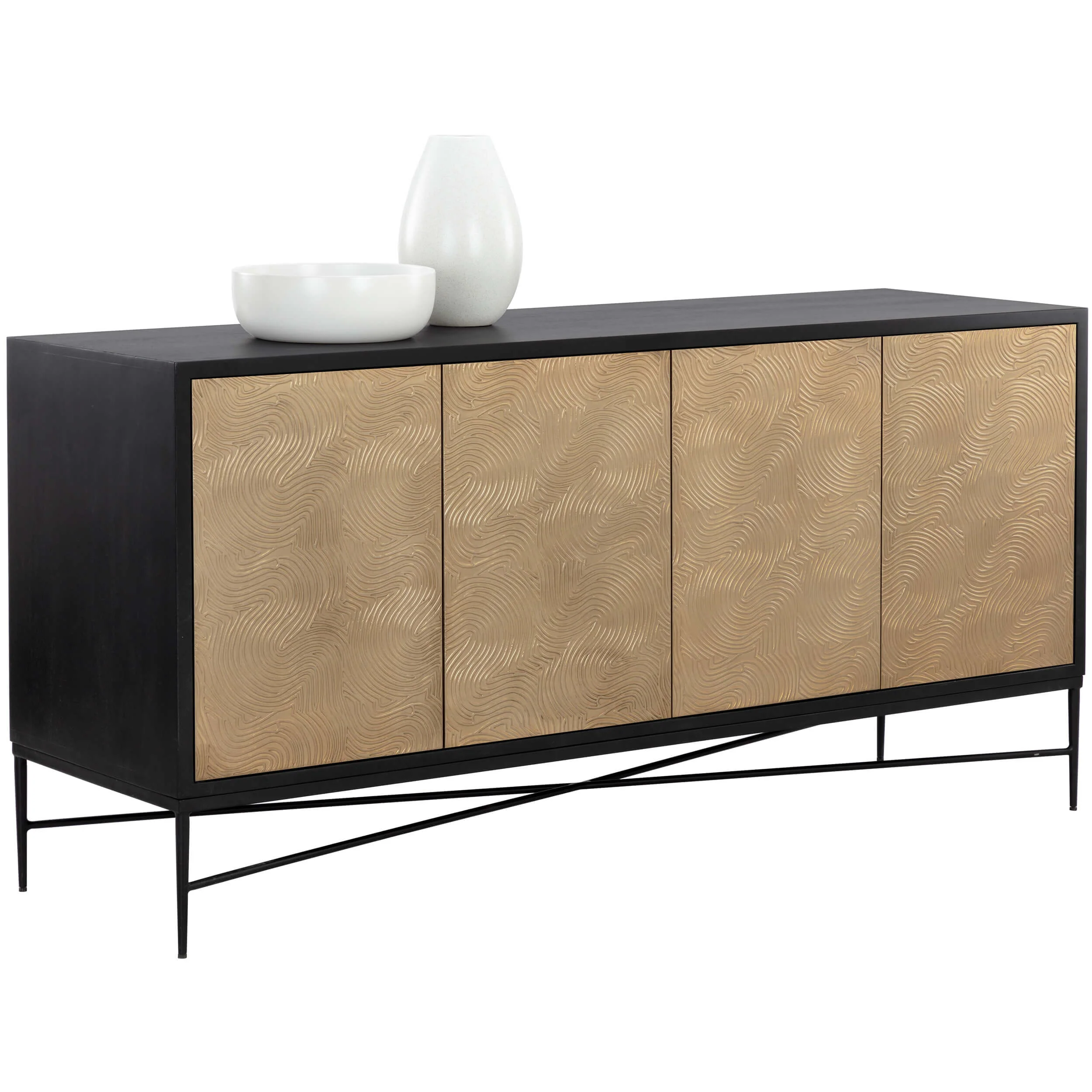 Algarve Sideboard, Champagne Gold - Image 4
