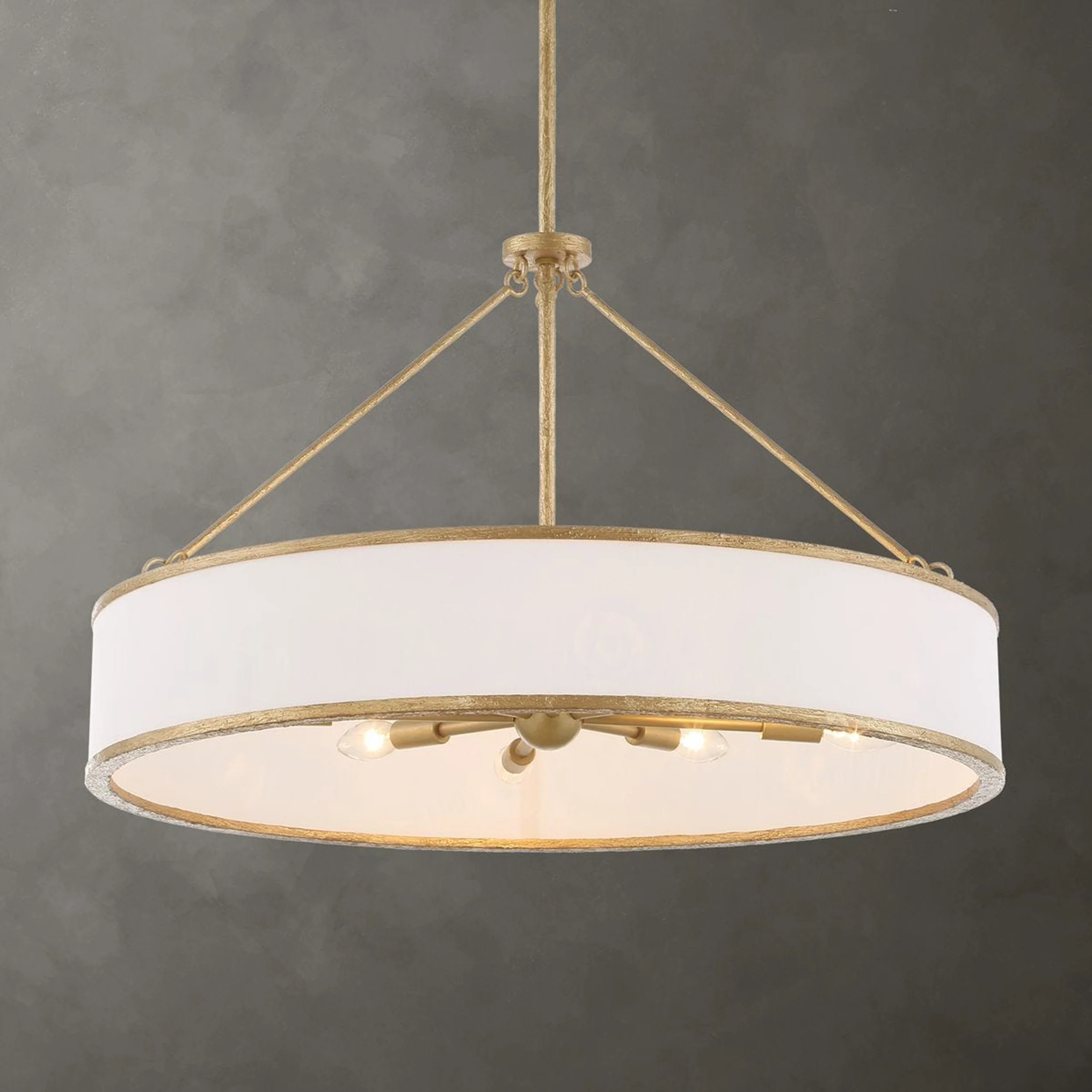 Algiers 8 Light Pendant, Gold - Image 7