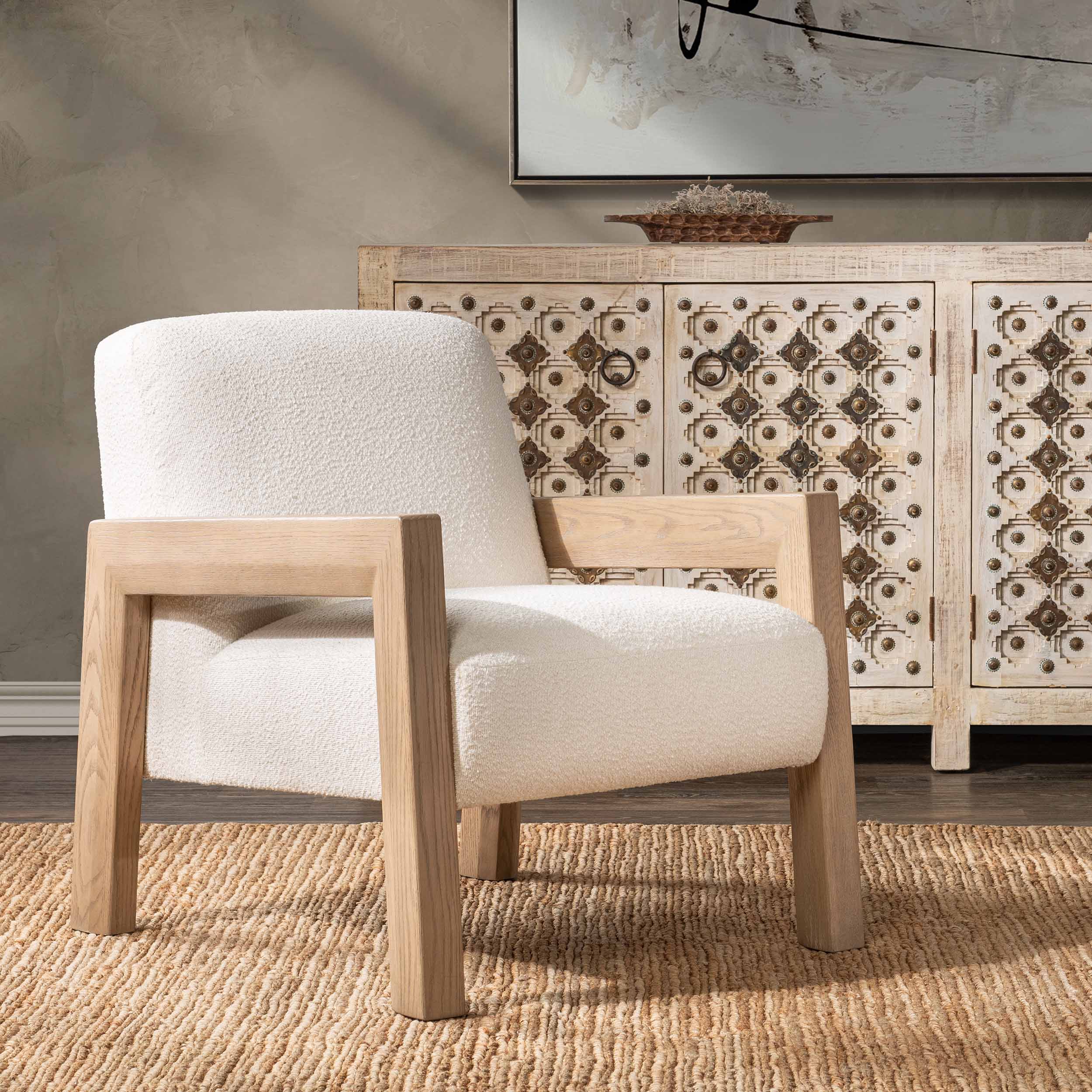 Aliza Chair, Ivory - Image 6