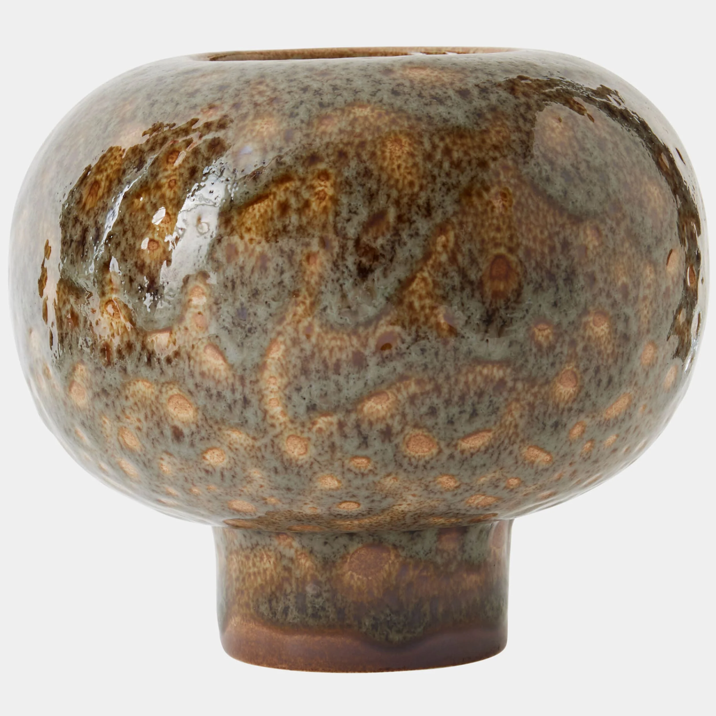 Allium Large Vase, Gray Splotch - Image 3