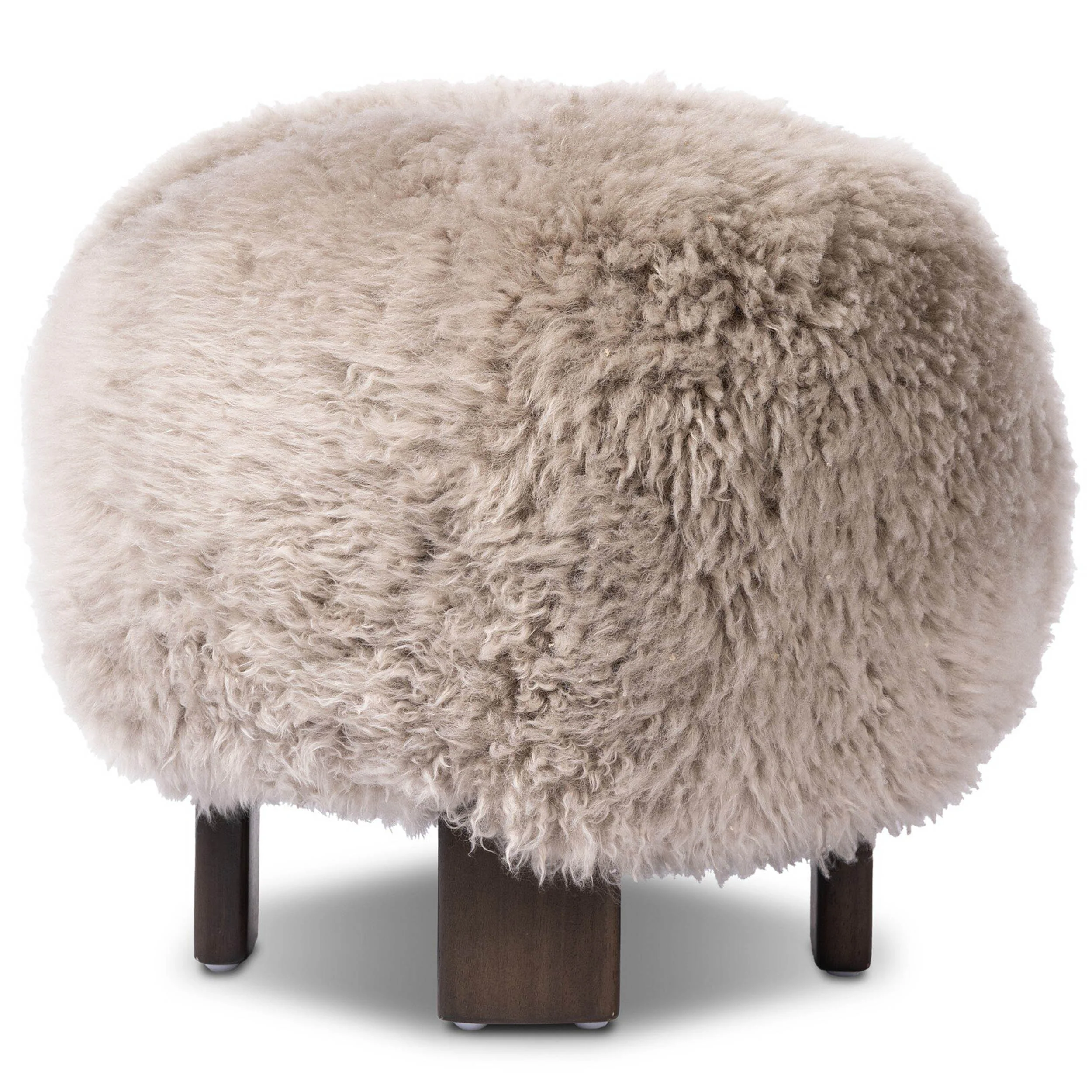 Alma Ottoman, Taupe by Four Hands