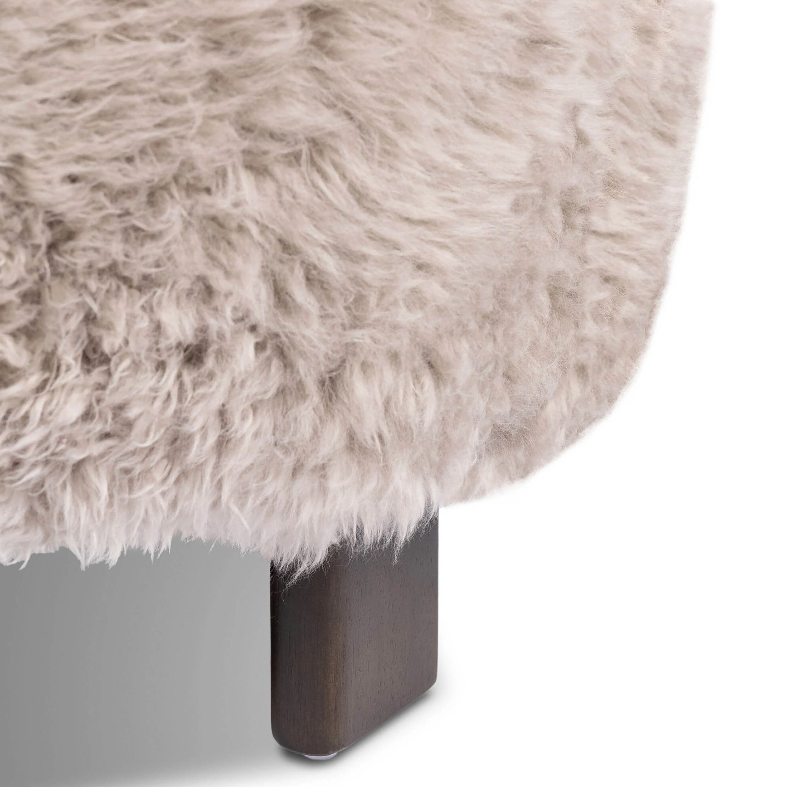 Alma Ottoman, Taupe by Four Hands - Image 4