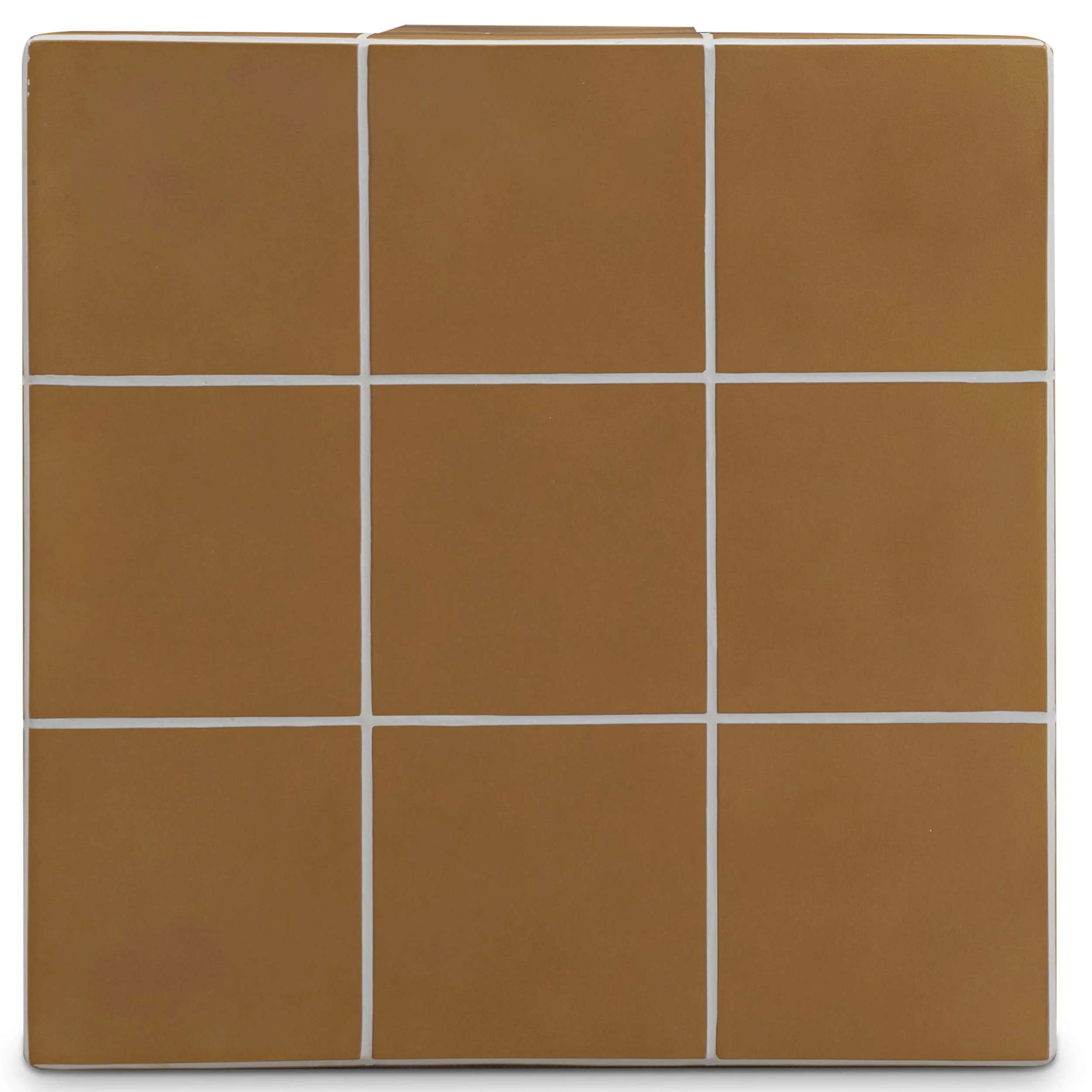 Alma Tile Side Table, Orange - Image 3