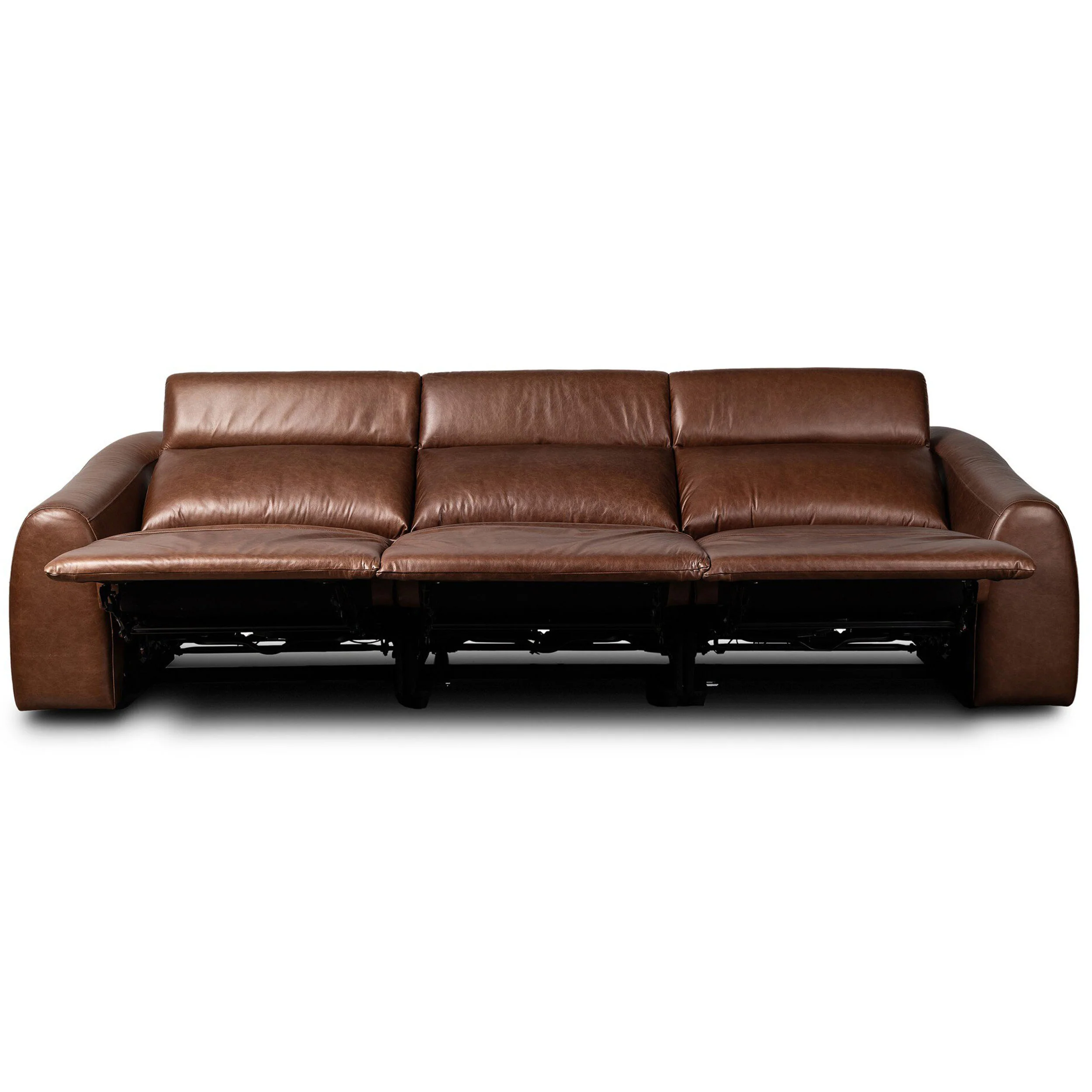 Alondra Leather Power Recliner 3 Piece Sectional, Sonoma Coco by Four Hands - Image 5