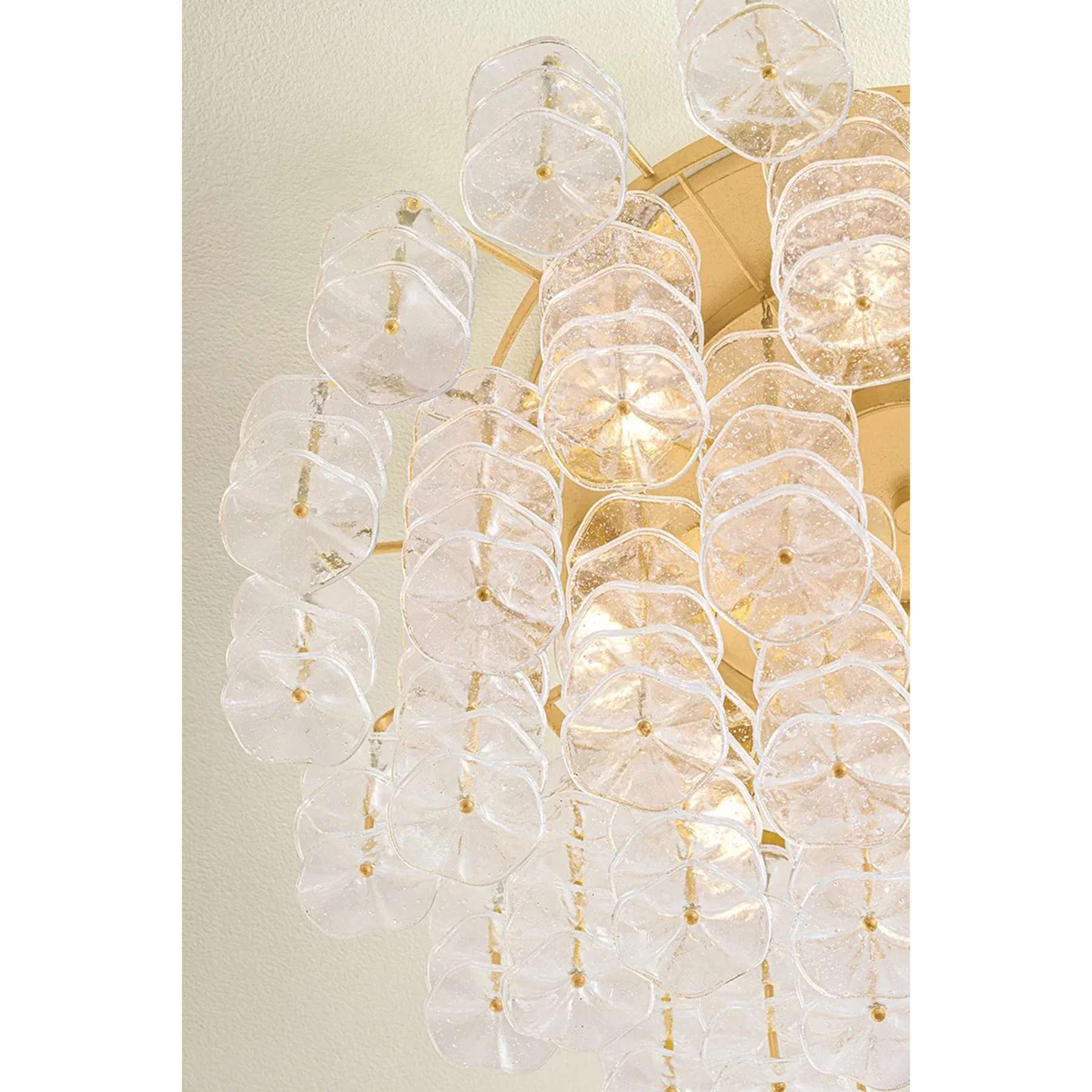 Alsace 36" Semi Flush, Vintage Gold Leaf - Image 5