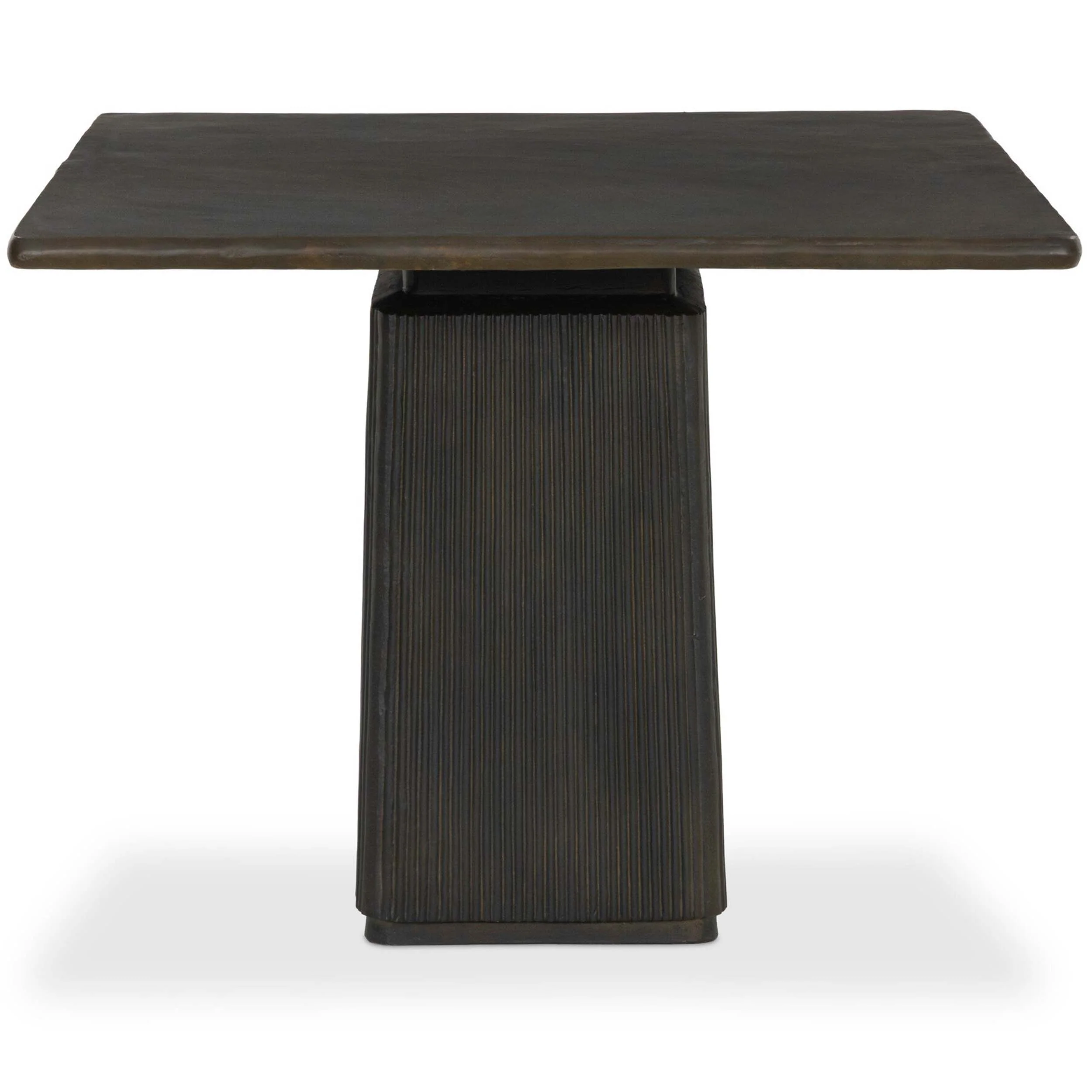 Althea Outdoor Dining Table, Textured Bronze by Four Hands - Image 3